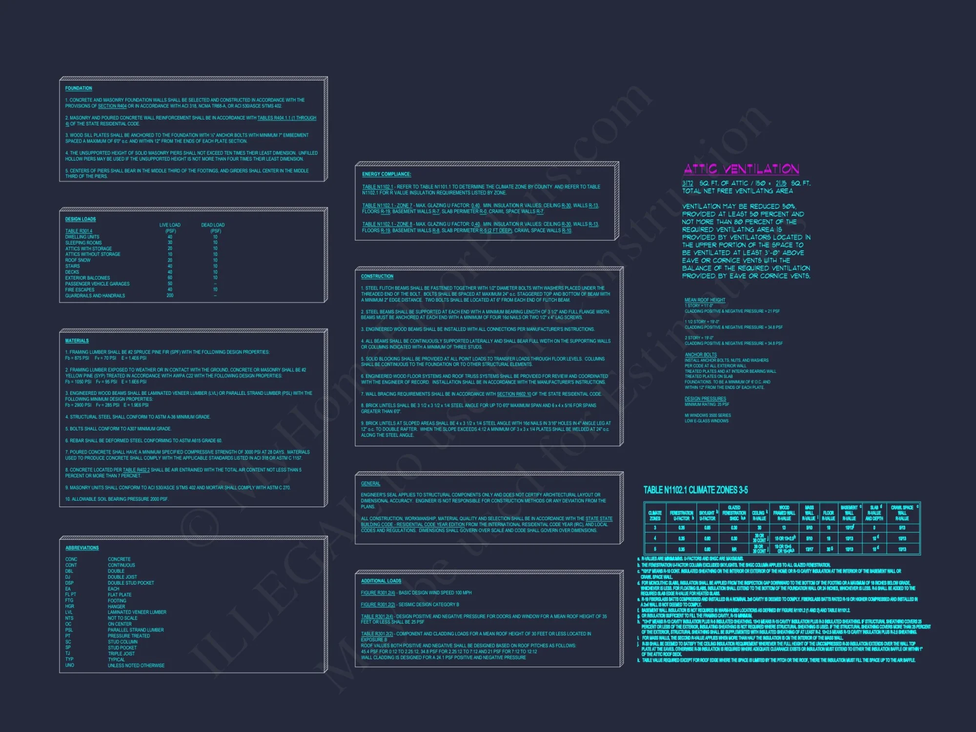 Craftsman house Plan with 3 Floors and Detailed CAD Designs