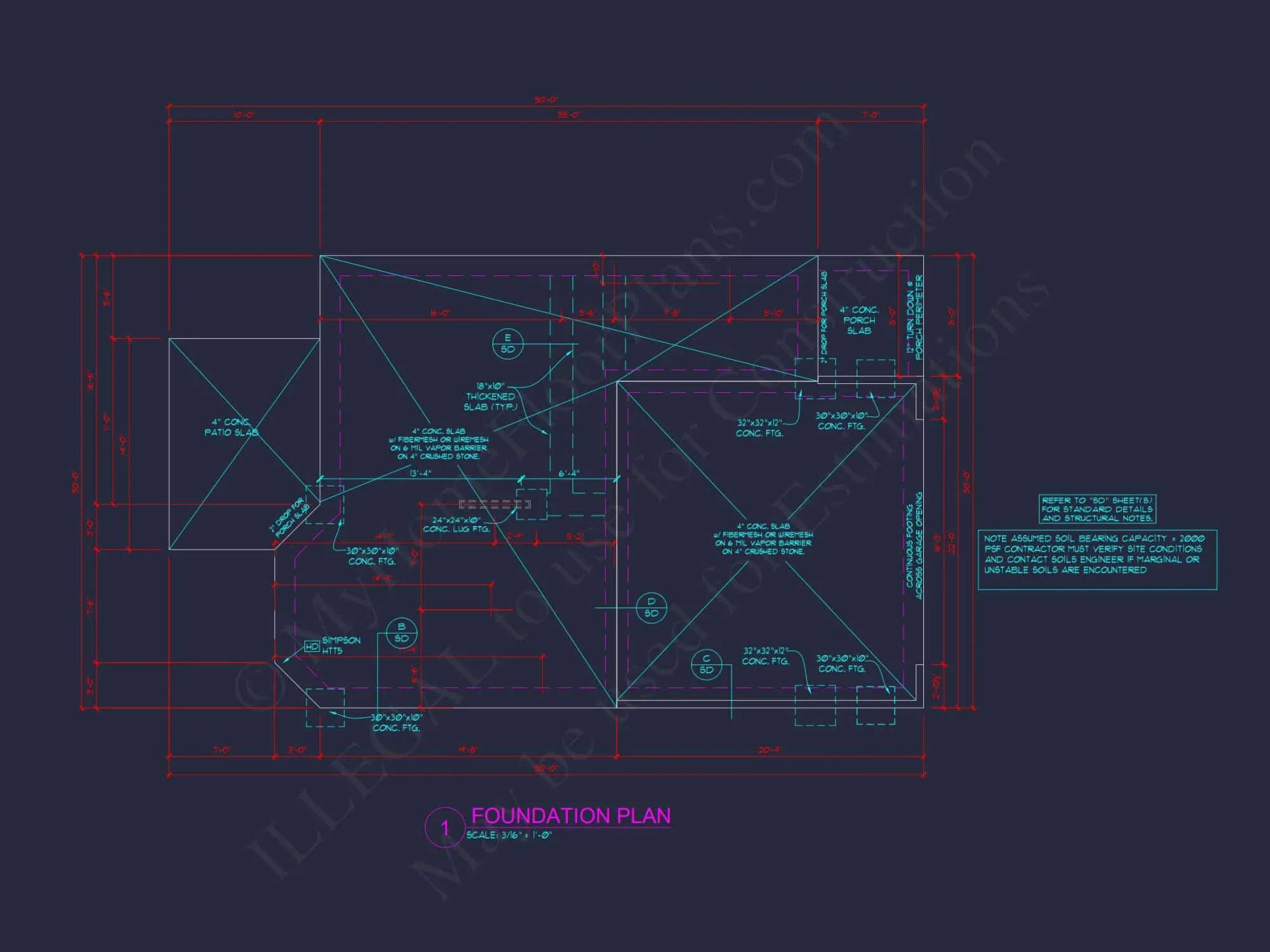 Modern Traditional house Plan with CAD-Ready Blueprints