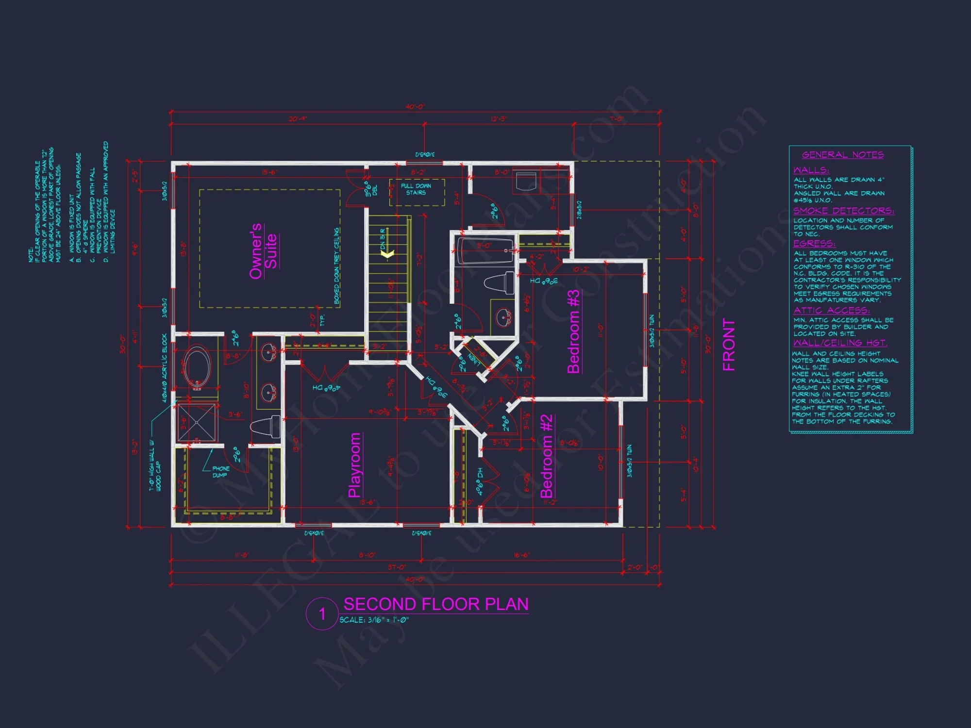 Modern Traditional house Plan with CAD-Ready Blueprints