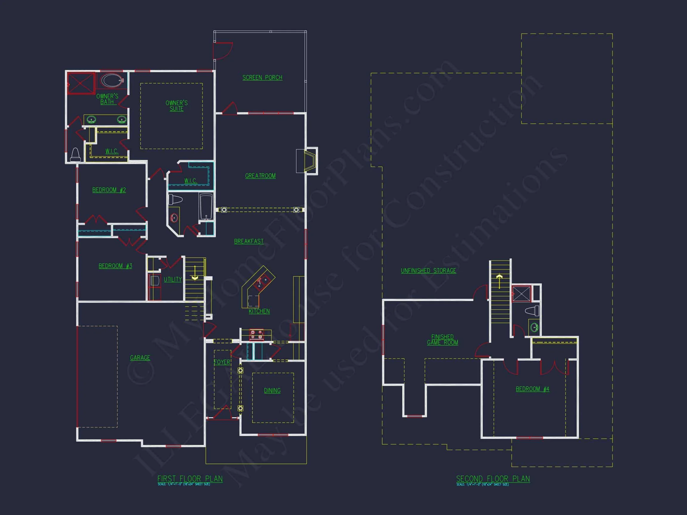 12-2750 HOUSE PLAN - Craftsman House Plan – Floor Plan with CAD & Designs 7 Craftsman house Plan – Floor Plan with CAD & Designs
