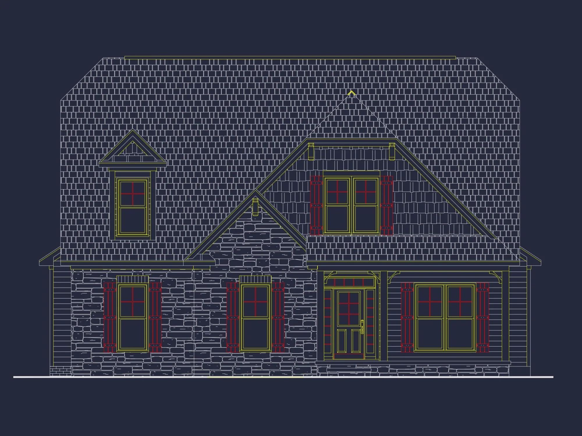 Craftsman house Plan – Floor Plan with CAD & Designs