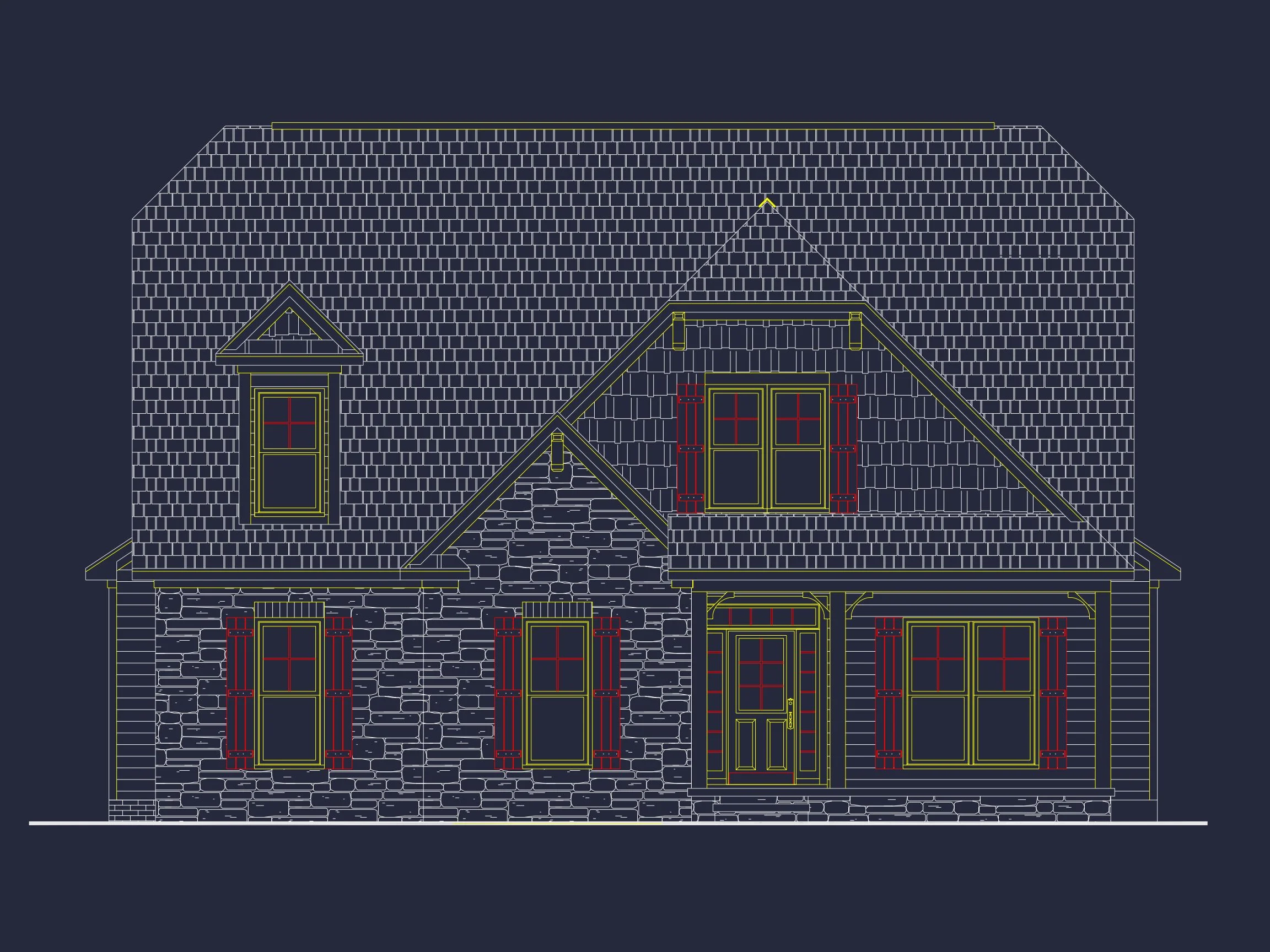 12-2750 HOUSE PLAN - Craftsman House Plan – Floor Plan with CAD & Designs 2 Craftsman house Plan – Floor Plan with CAD & Designs