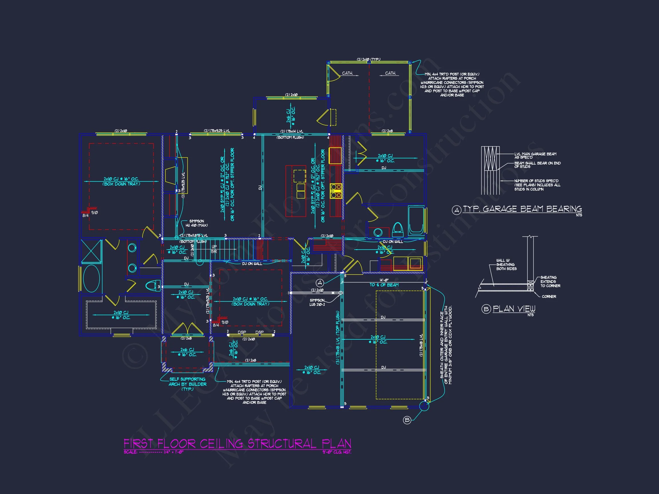 Elegant house Plan with Detailed Floor Plans, CAD Designs, and Blueprint