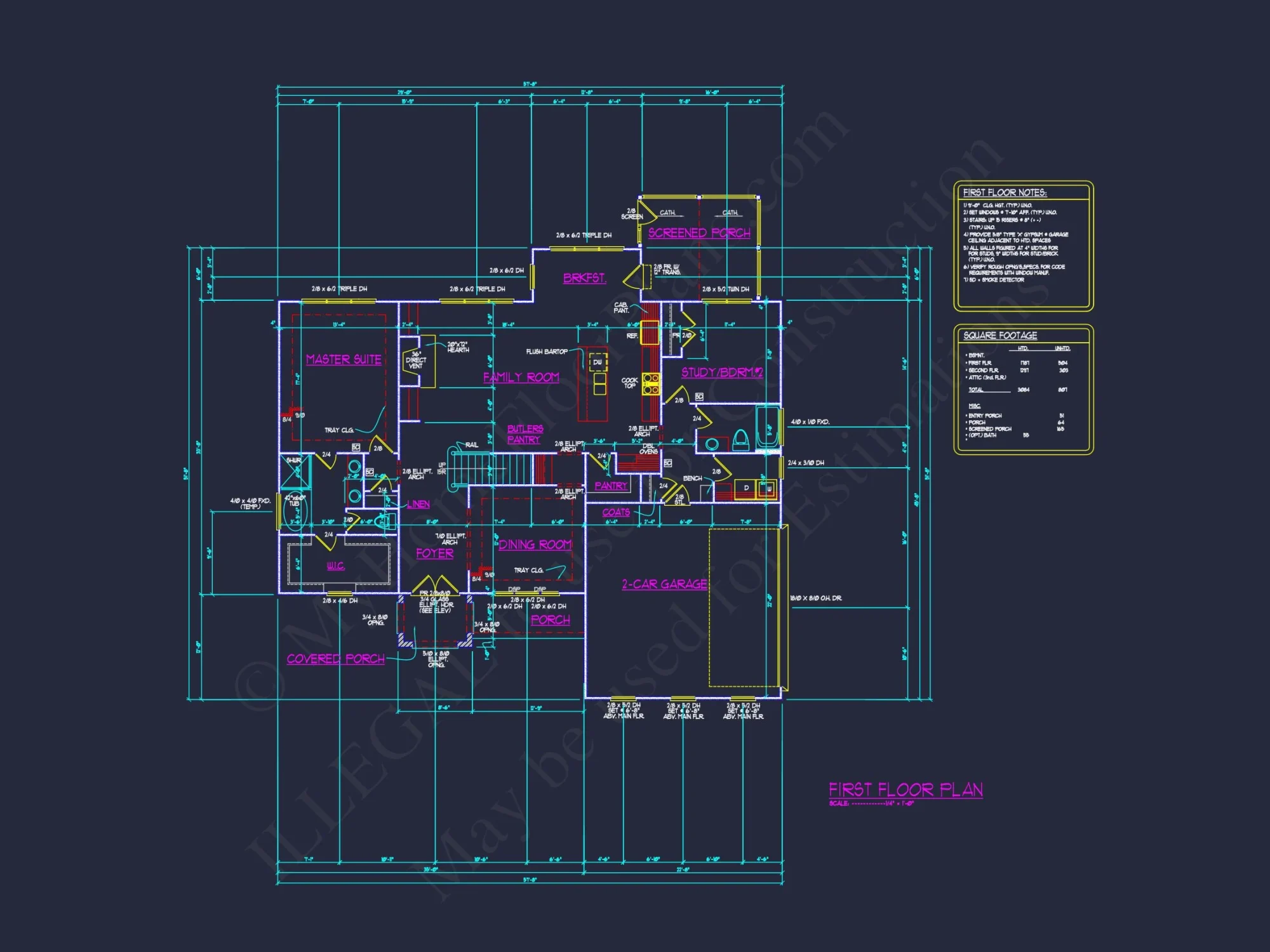 Elegant house Plan with Detailed Floor Plans, CAD Designs, and Blueprint