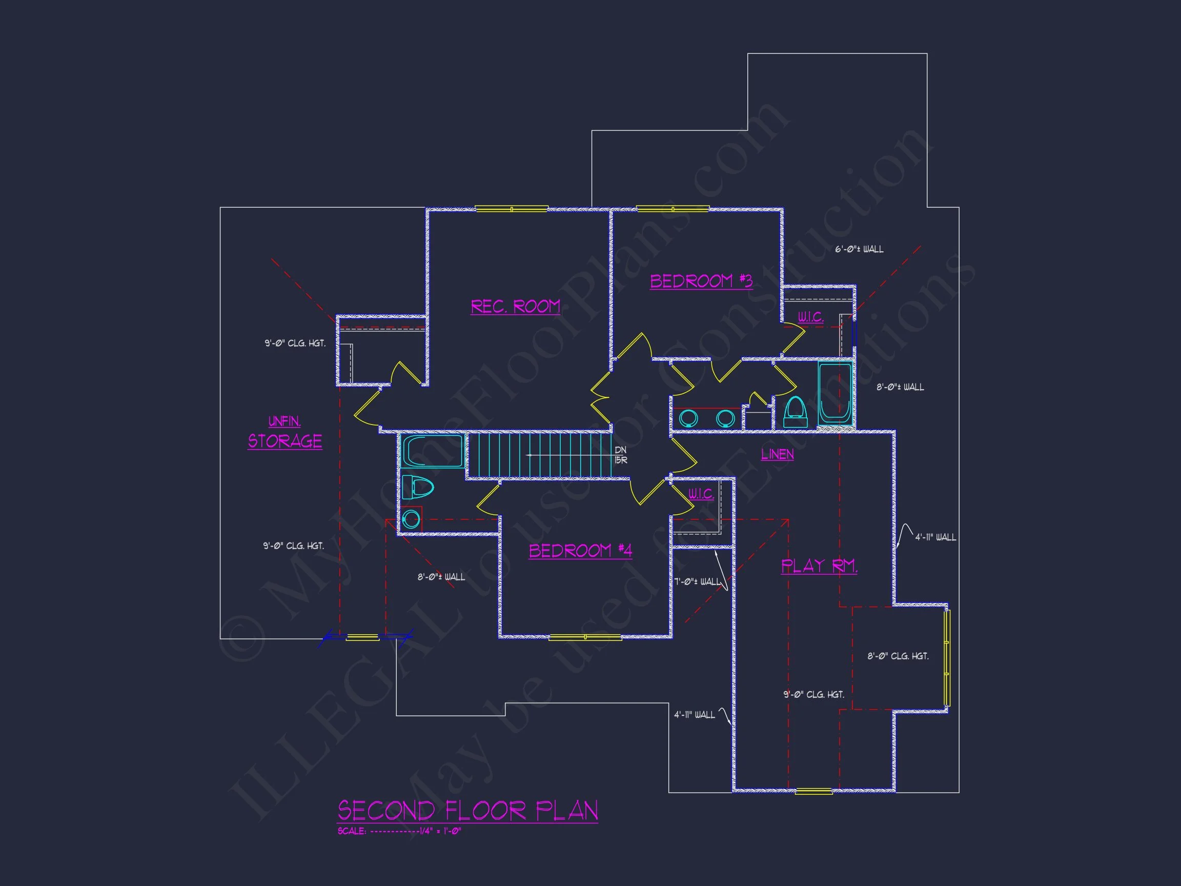 Elegant house Plan with Detailed Floor Plans, CAD Designs, and Blueprint