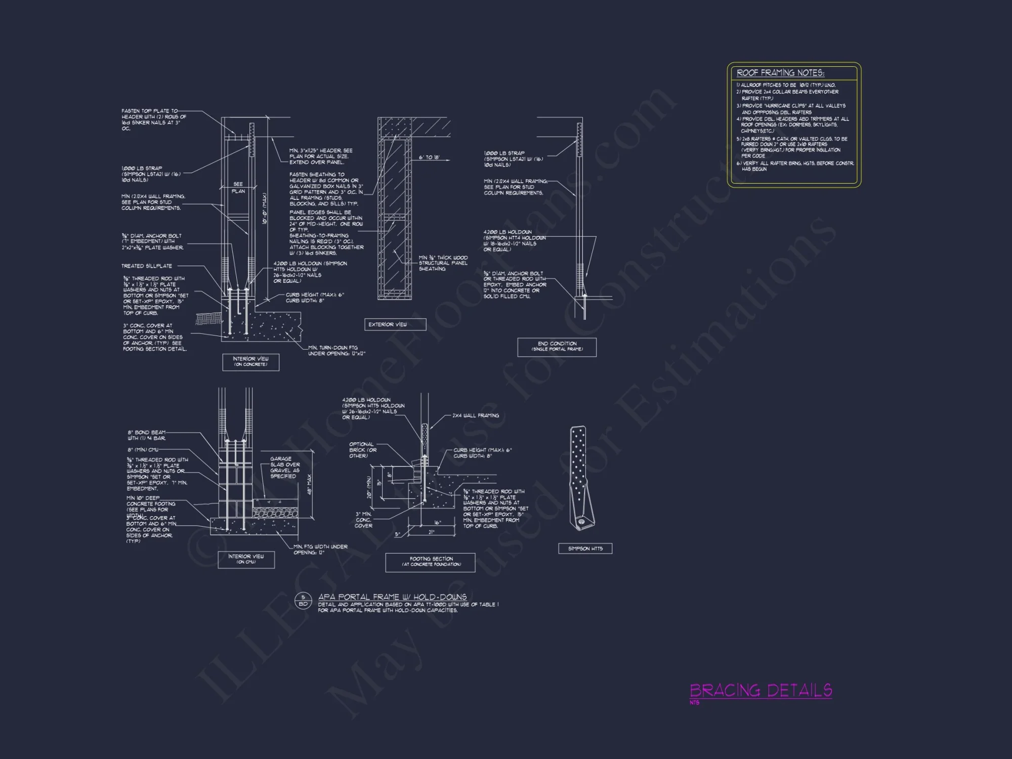 Traditional house Plan With 3 Floors, Open CAD Designs & Porch