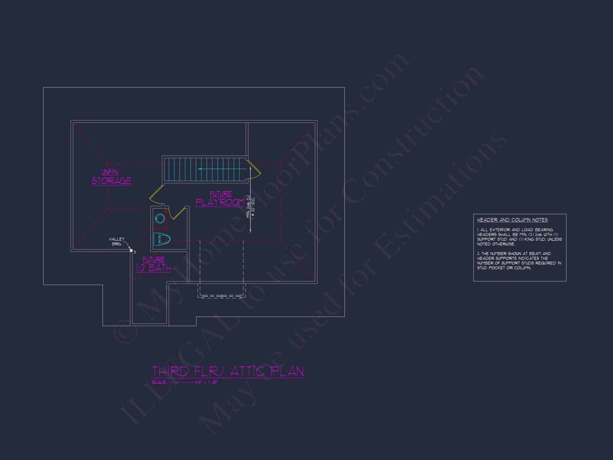 Traditional house Plan With 3 Floors, Open CAD Designs & Porch