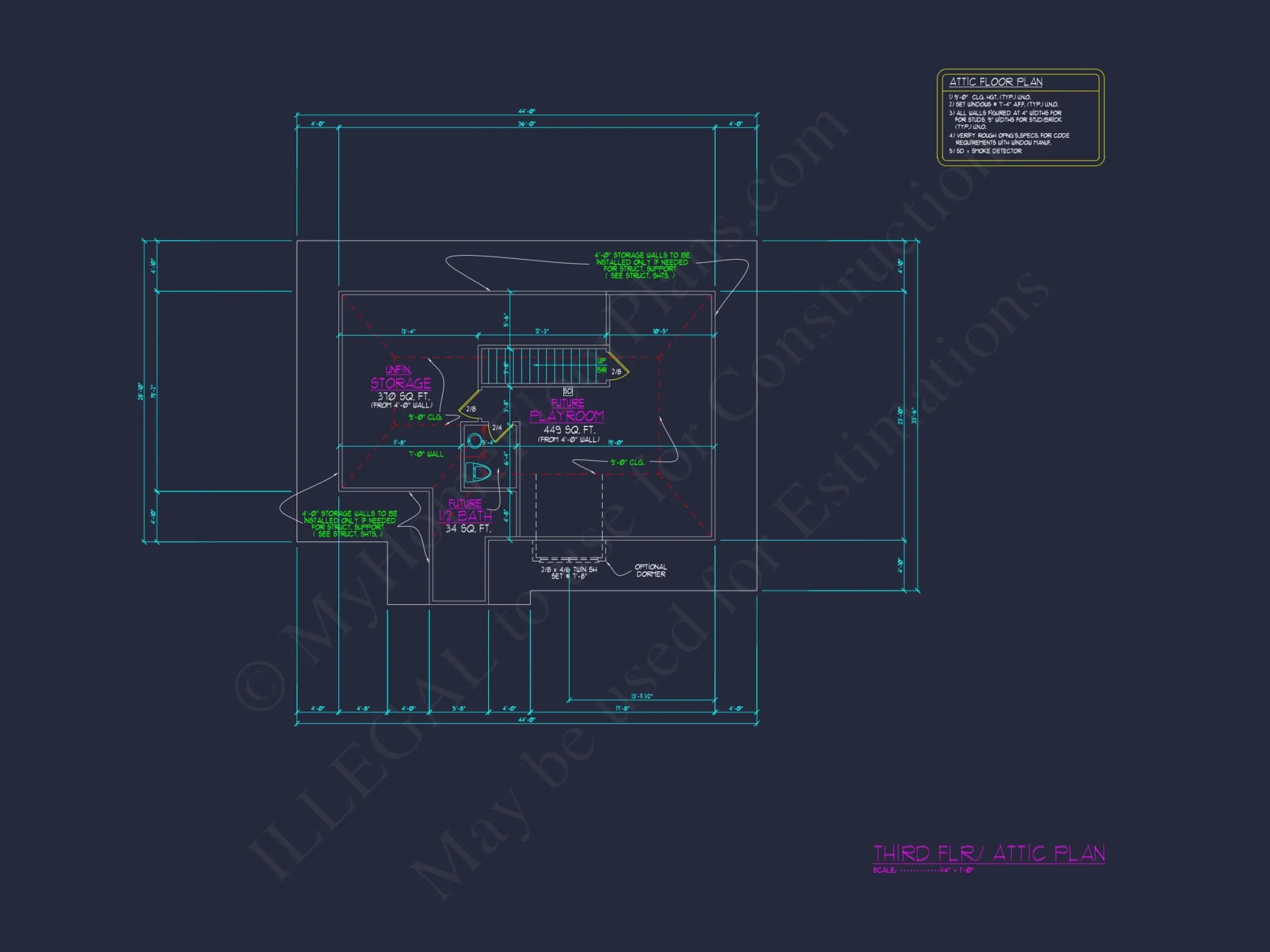 Traditional house Plan With 3 Floors, Open CAD Designs & Porch