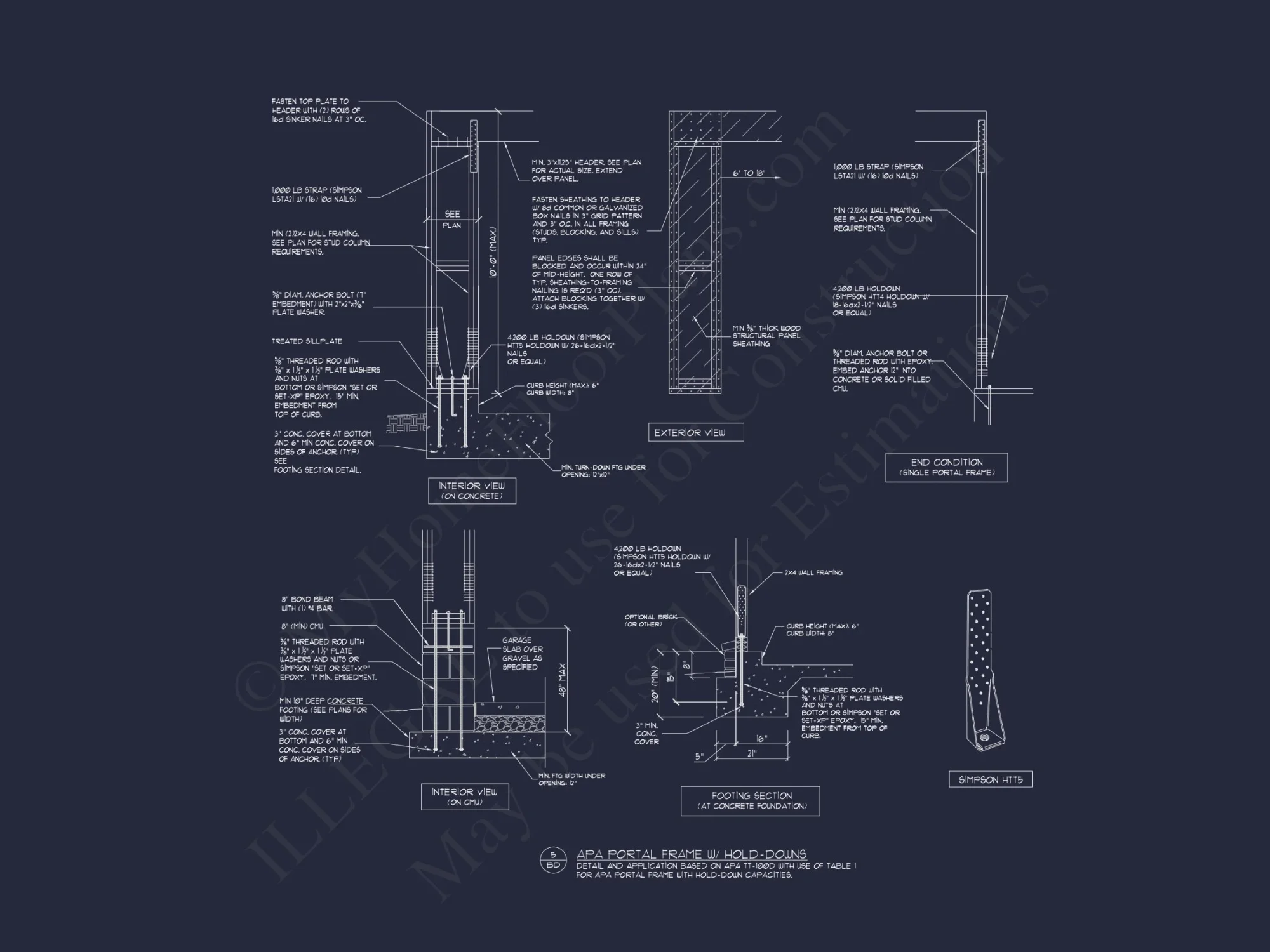 Elegant house Plan with 2-Story Floor Plan, CAD Designs & Blueprint