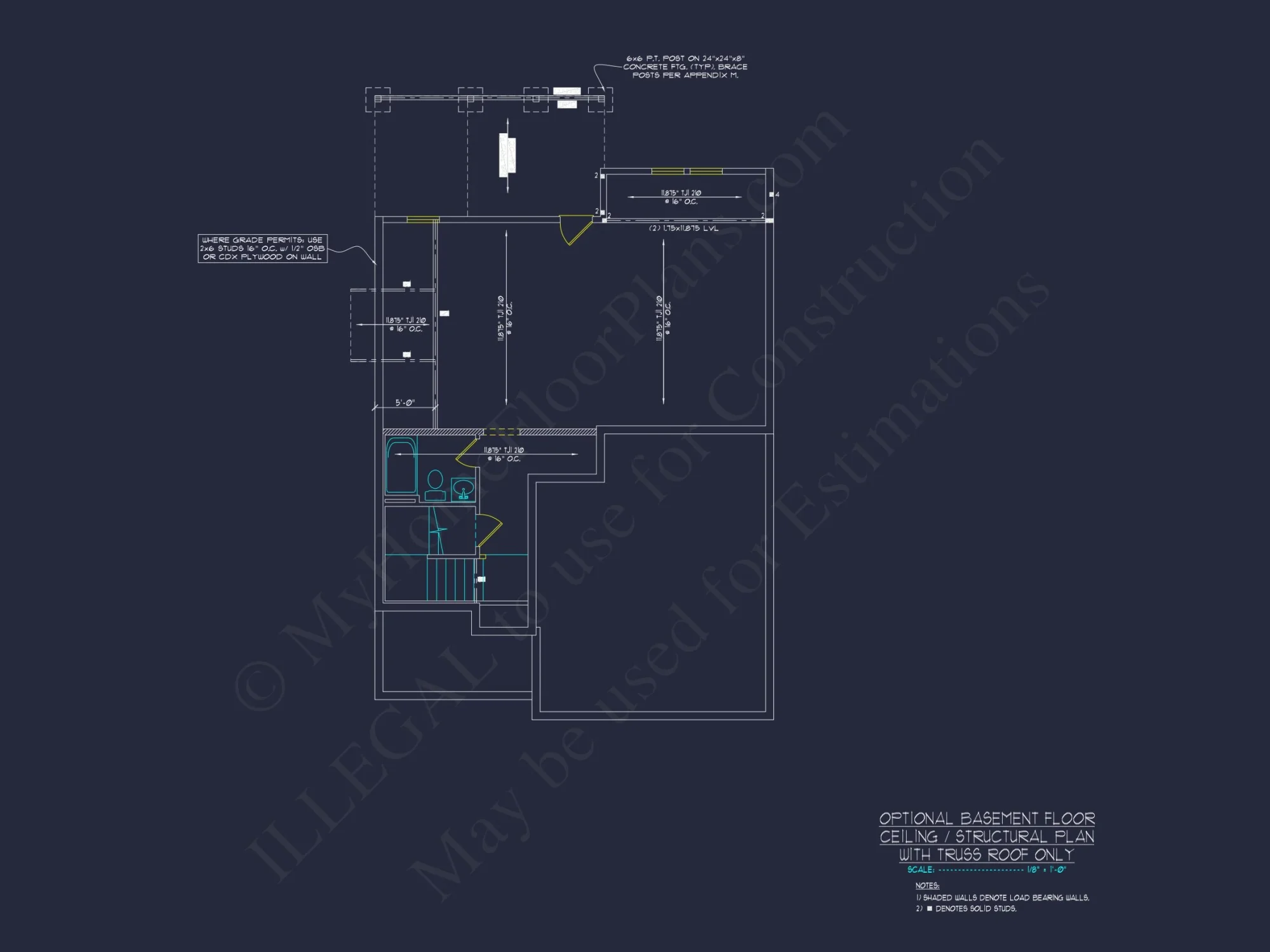 Elegant house Plan with 2-Story Floor Plan, CAD Designs & Blueprint