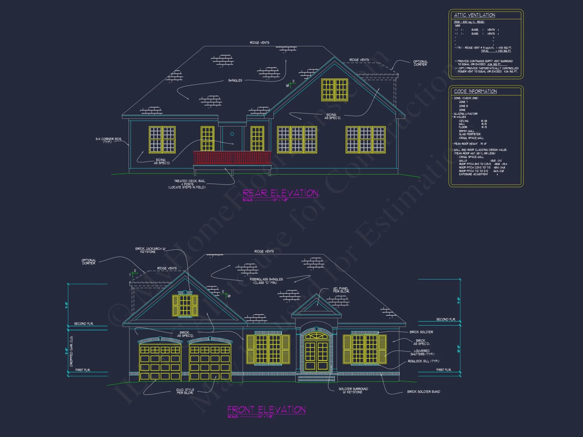 Elegant house Plan with Spacious Floor Plan and CAD Blueprint Designs