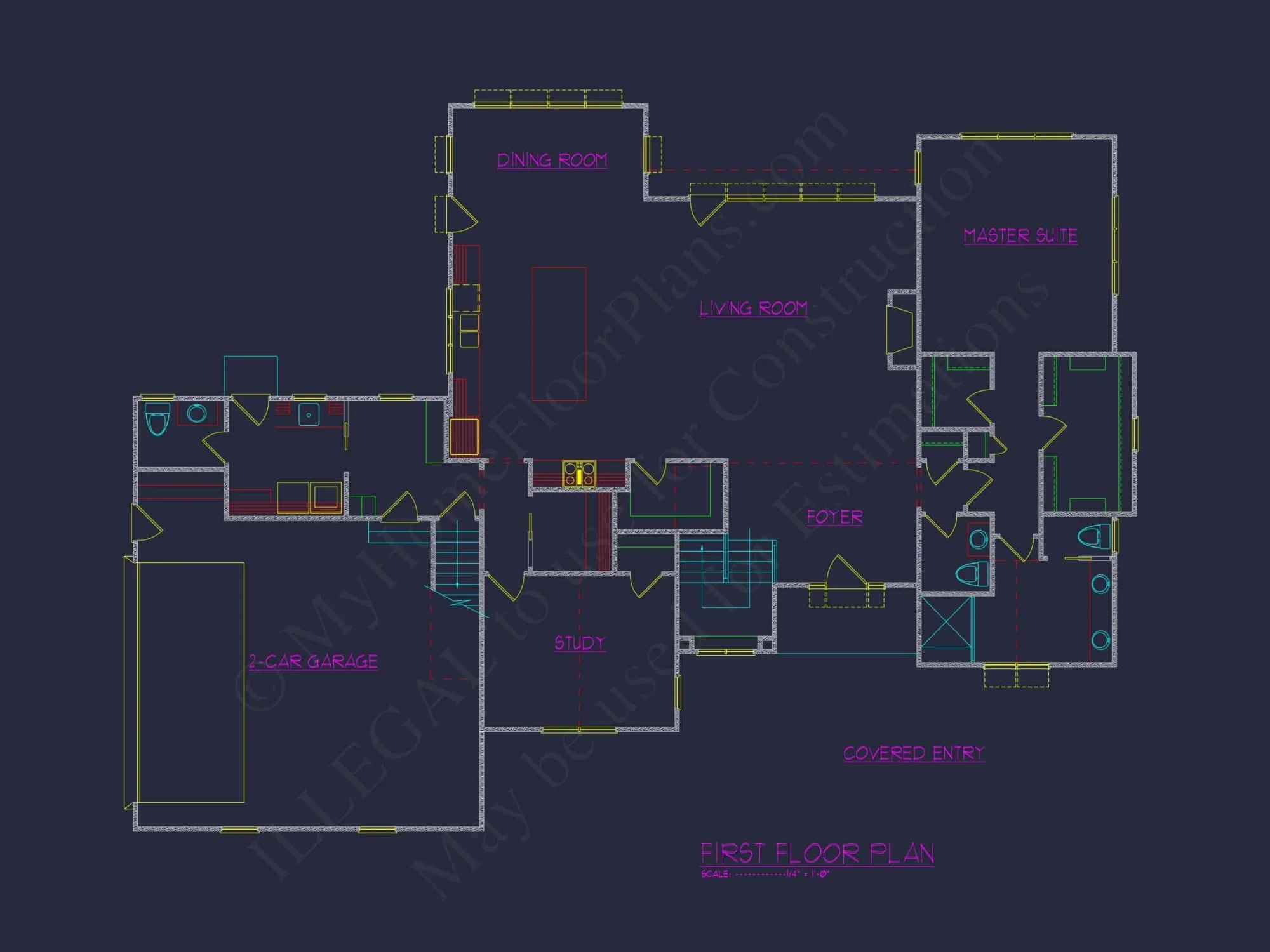 Elegant house Floor Plan with CAD Designs for Modern Living