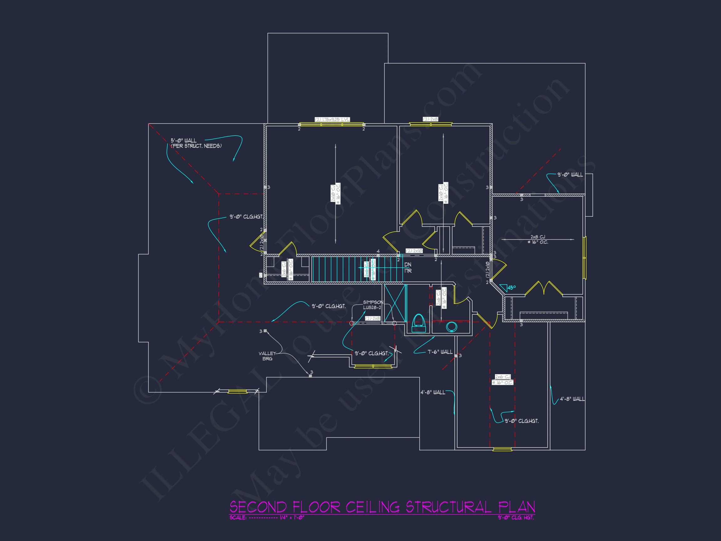 Elegant house Plan with CAD Blueprints and Architectural Designs