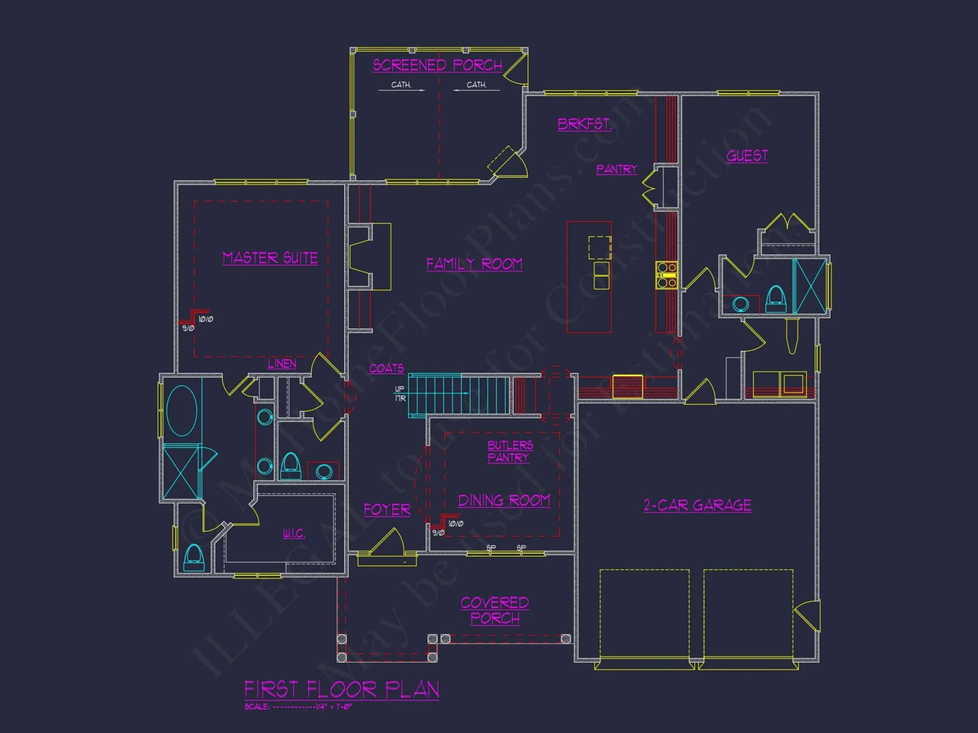 Elegant house Plan with CAD Blueprints and Architectural Designs