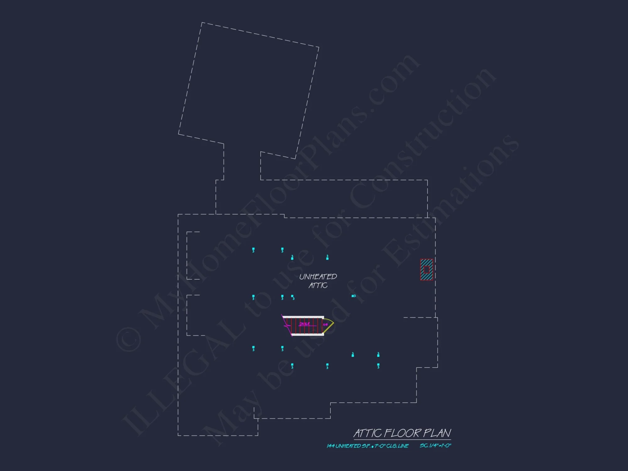 Elegant house Plan with Open Floor Design and Architectural Blueprint