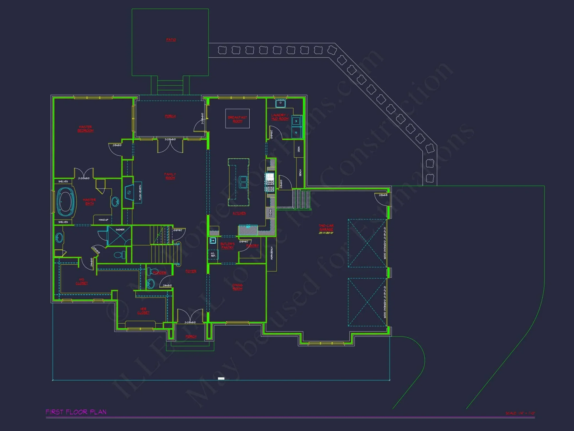 Modern Craftsman house Plan with 3 Bedrooms and 1.5 Stories