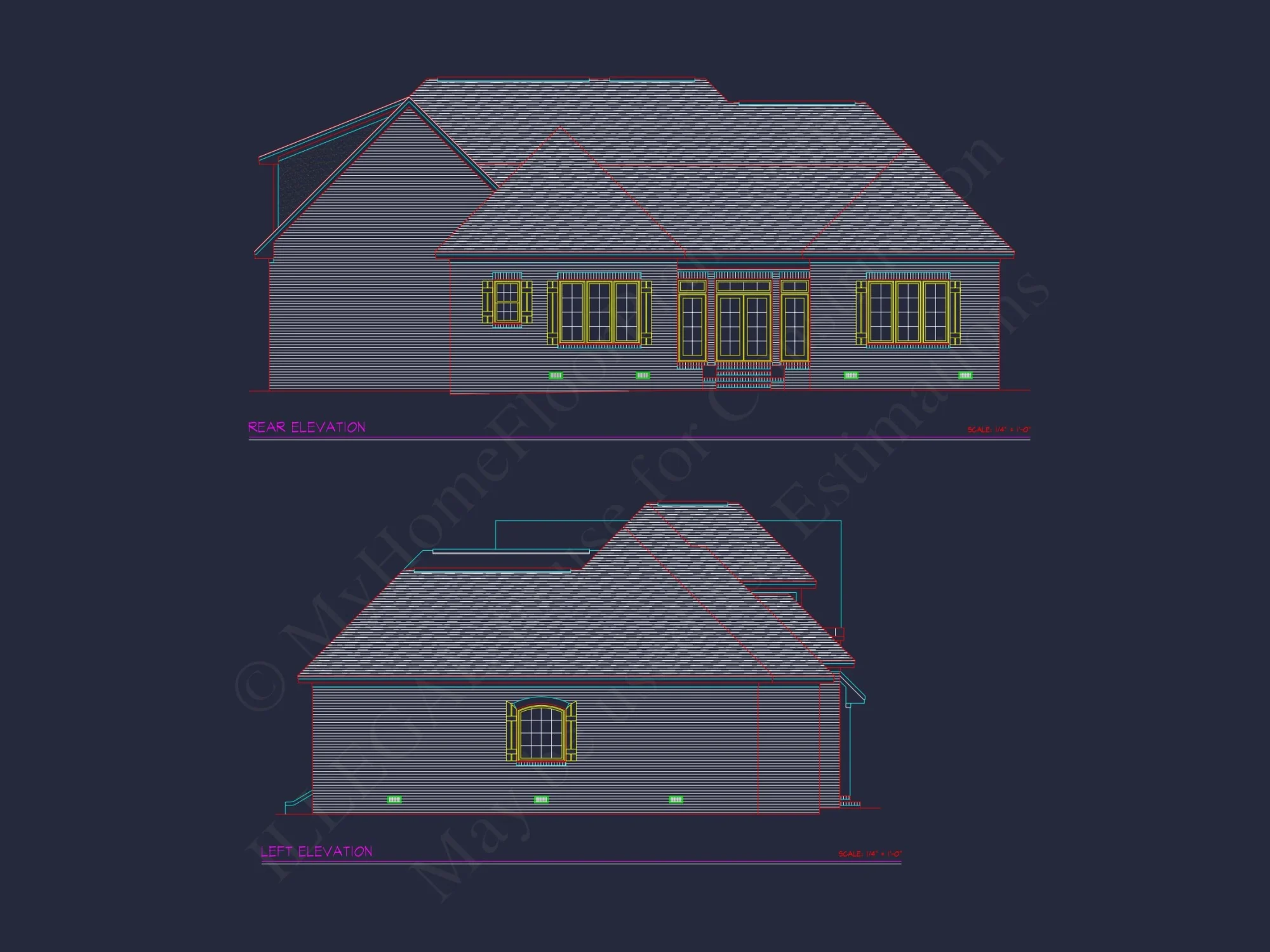 Modern Craftsman house Plan with 3 Bedrooms and 1.5 Stories