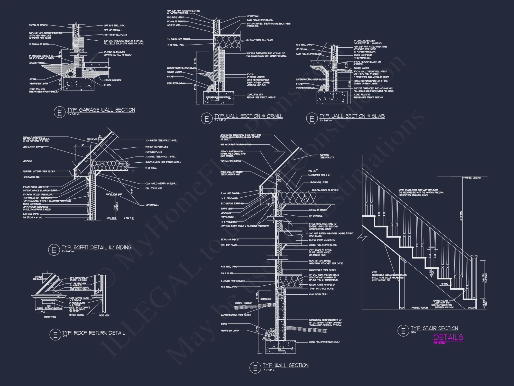 Traditional Craftsman house Plan with Detailed CAD Designs