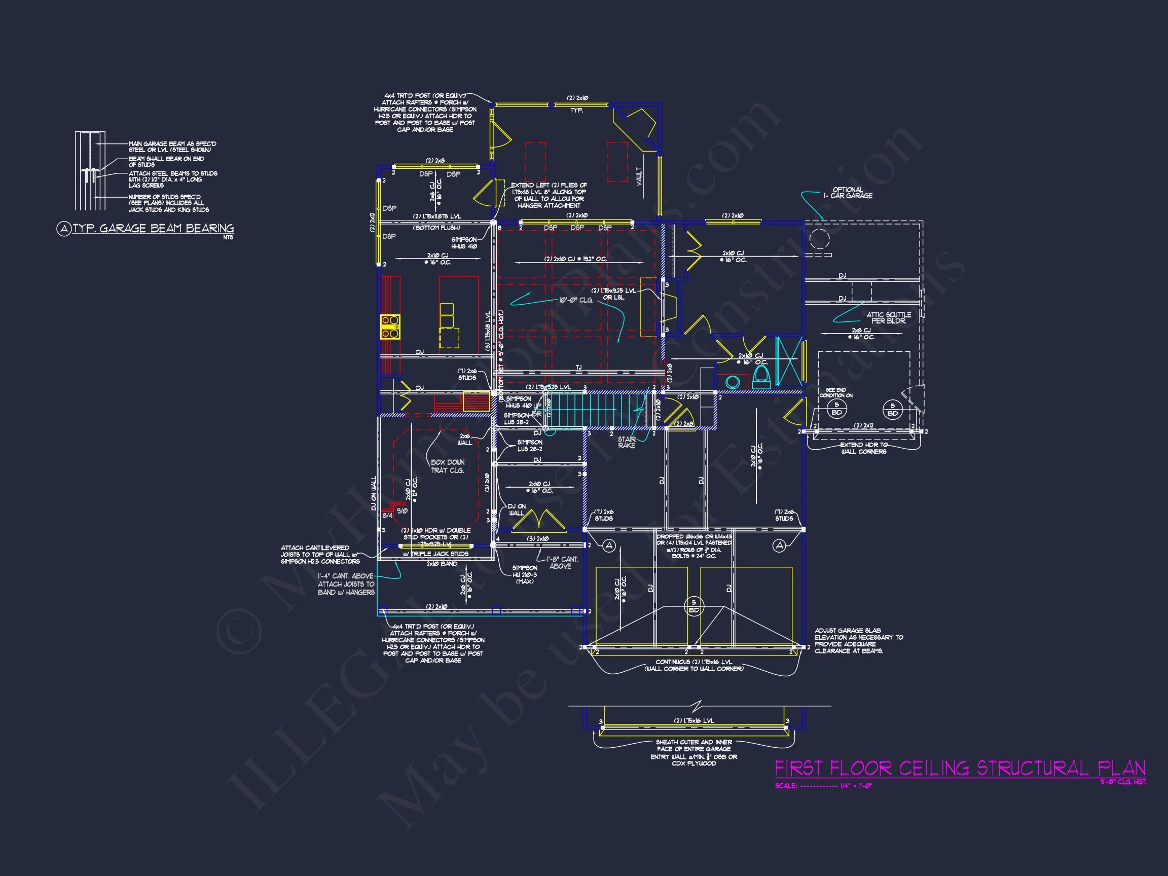 Traditional Craftsman house Plan with Detailed CAD Designs