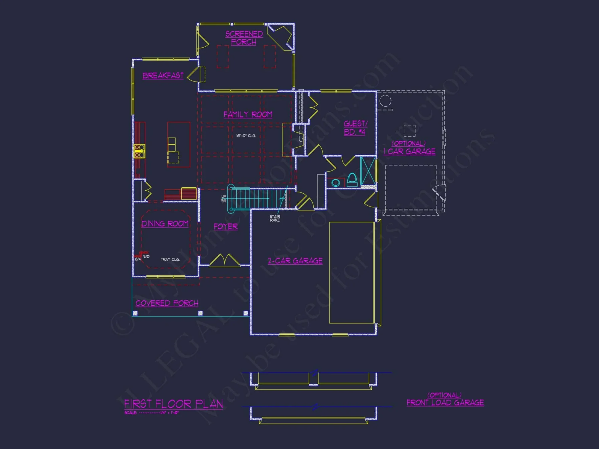 Traditional Craftsman house Plan with Detailed CAD Designs