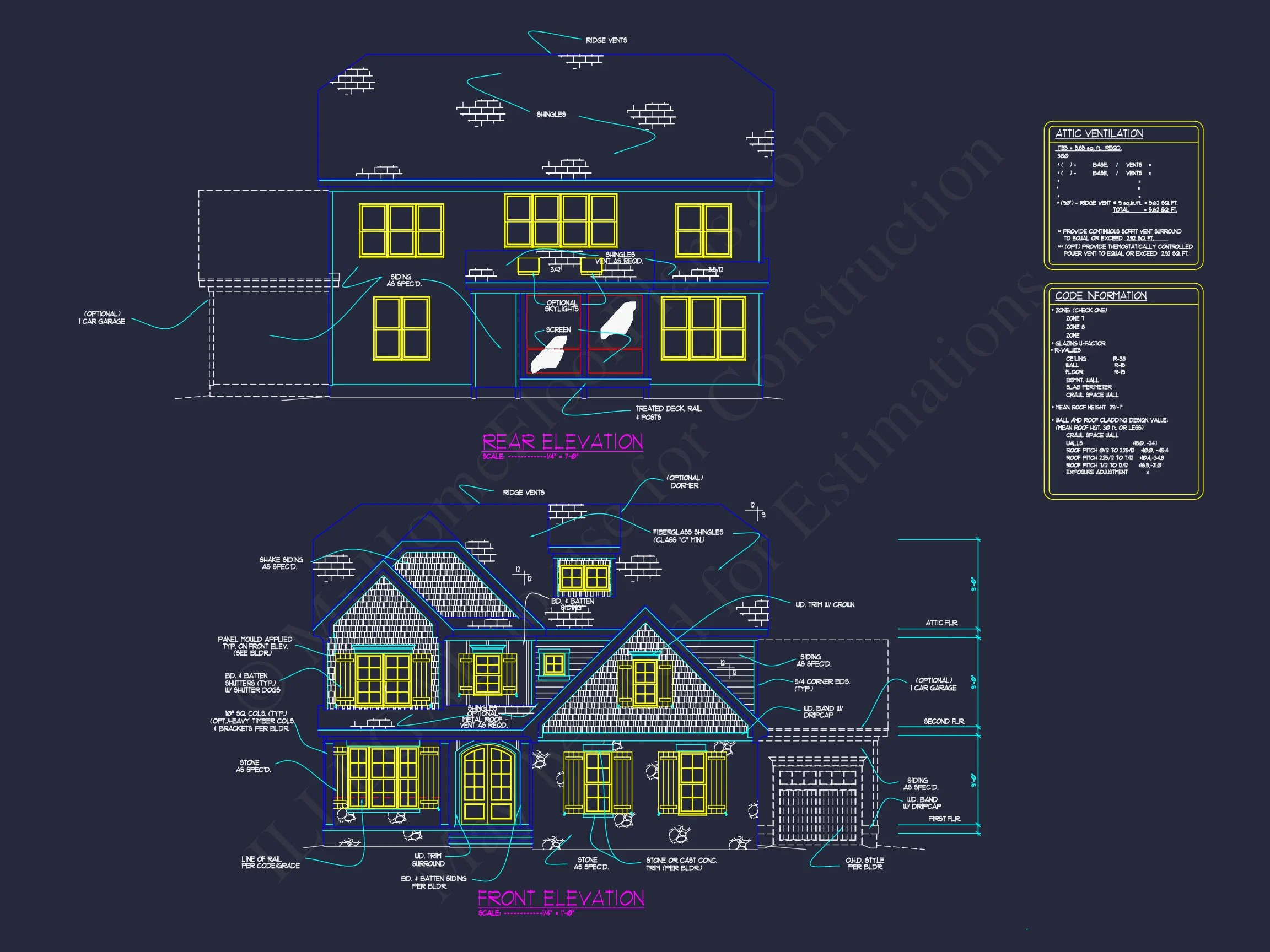 Traditional Craftsman house Plan with Detailed CAD Designs