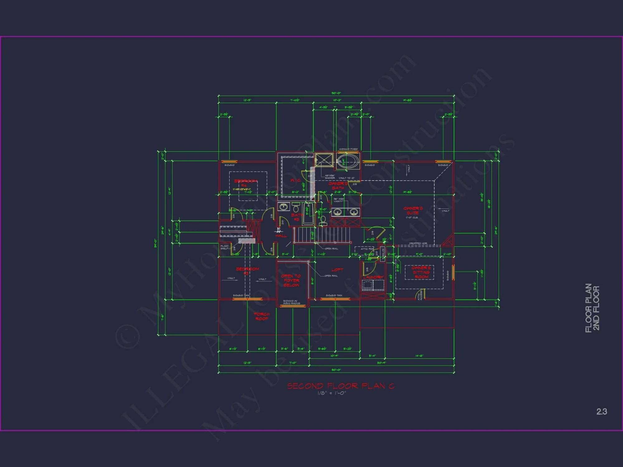 Modern Colonial house Plan with CAD Designs and Blueprints