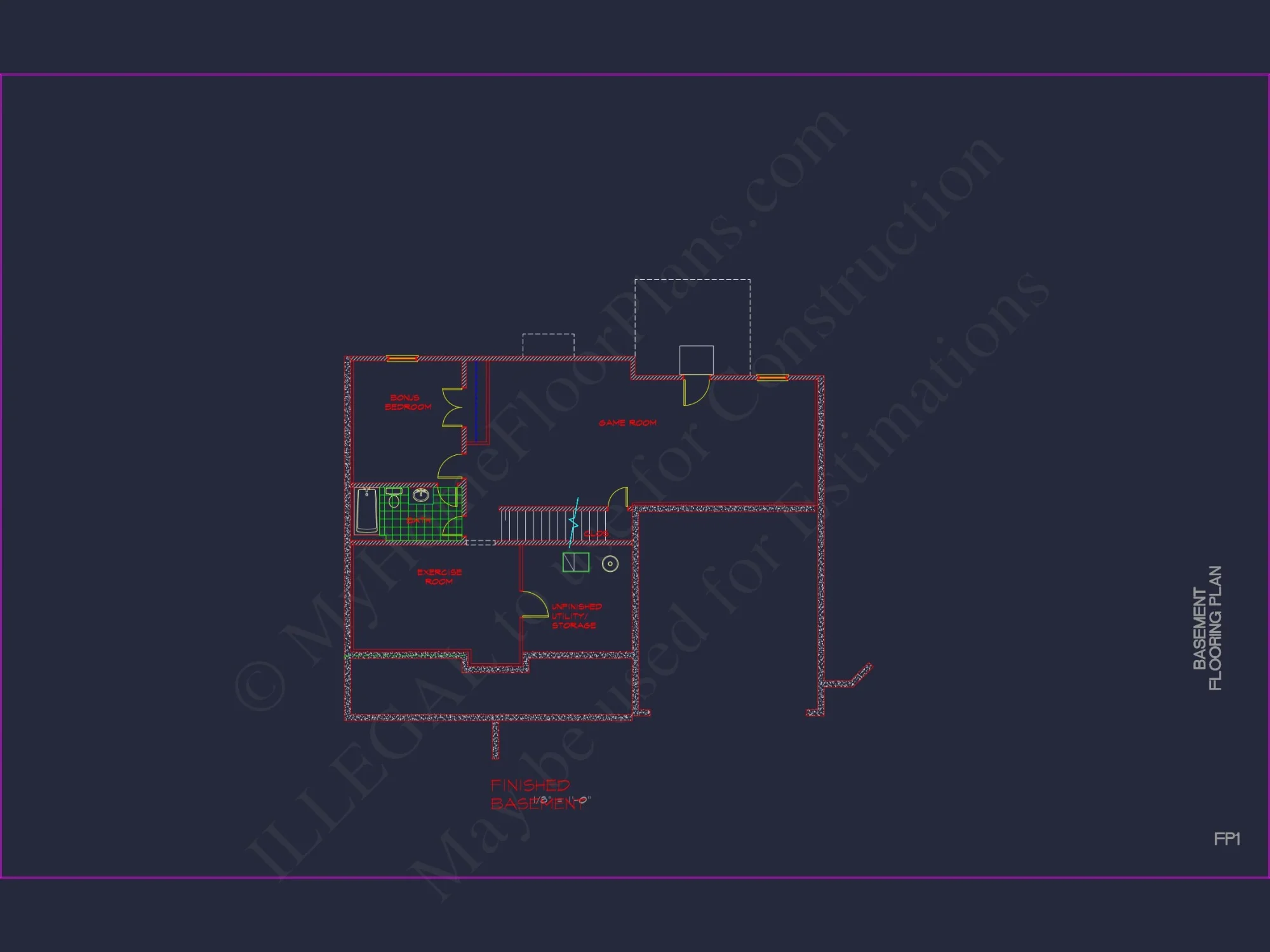 Modern Colonial house Plan with CAD Designs and Blueprints