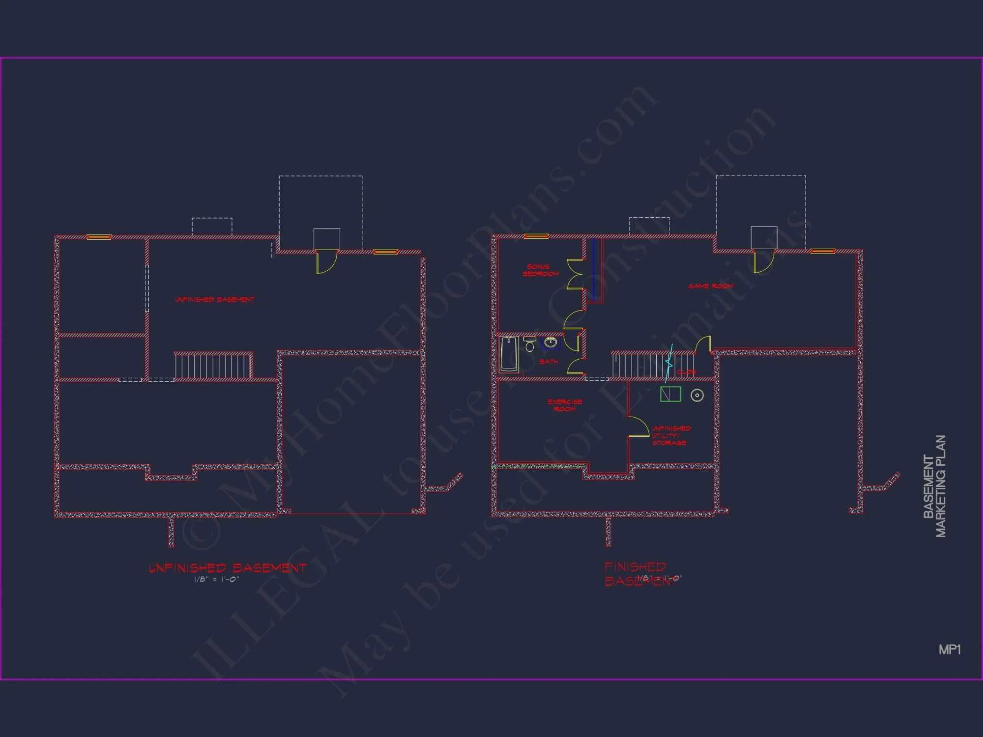 Modern Colonial house Plan with CAD Designs and Blueprints