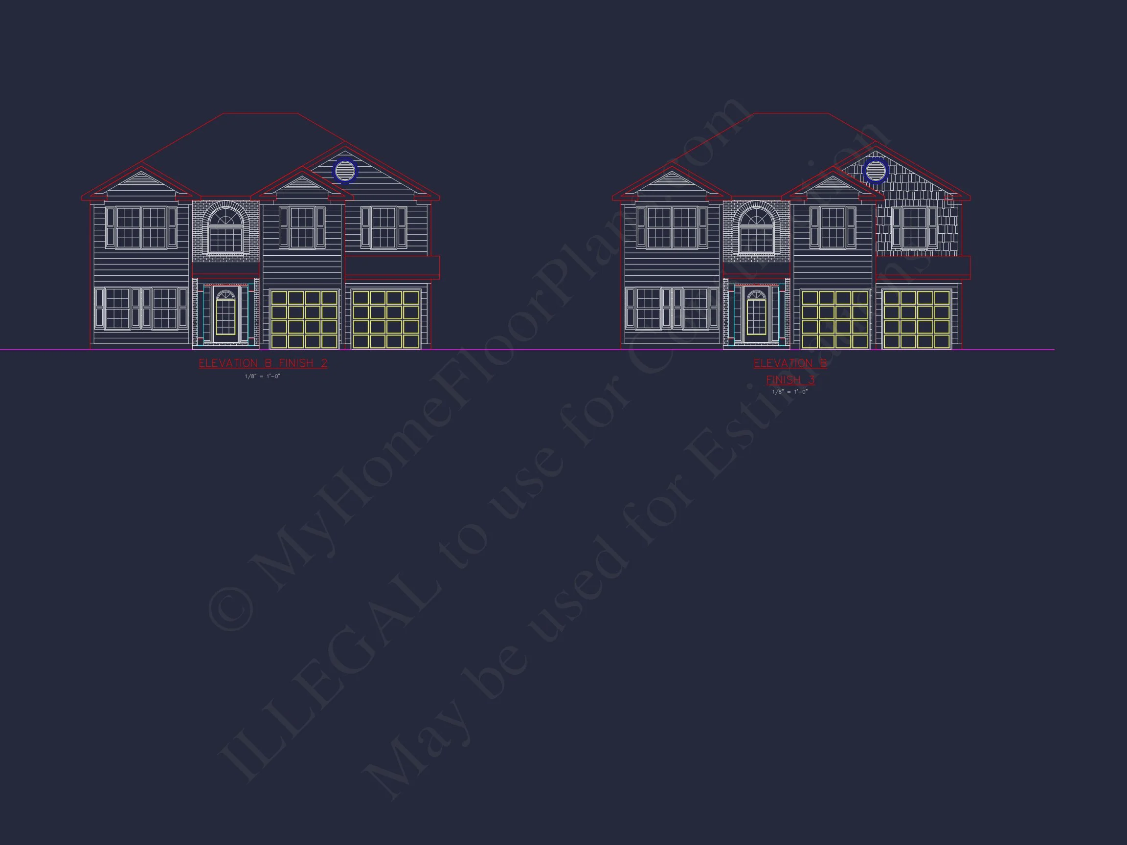 Traditional house Plan with CAD Blueprints and Detailed Designs