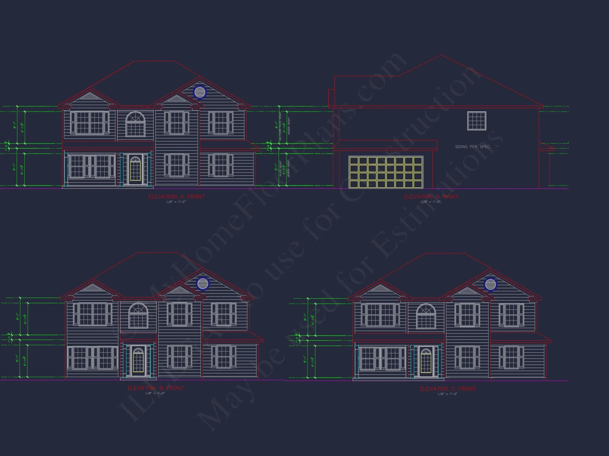 Traditional house Plan with CAD Blueprints and Detailed Designs