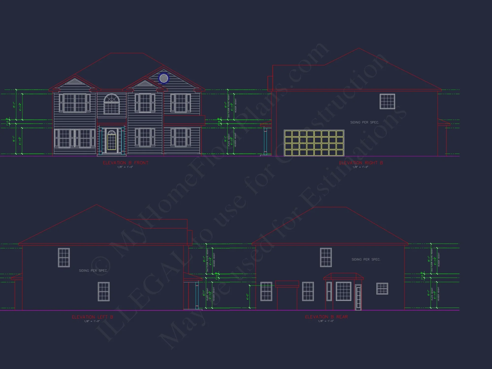 Traditional house Plan with CAD Blueprints and Detailed Designs