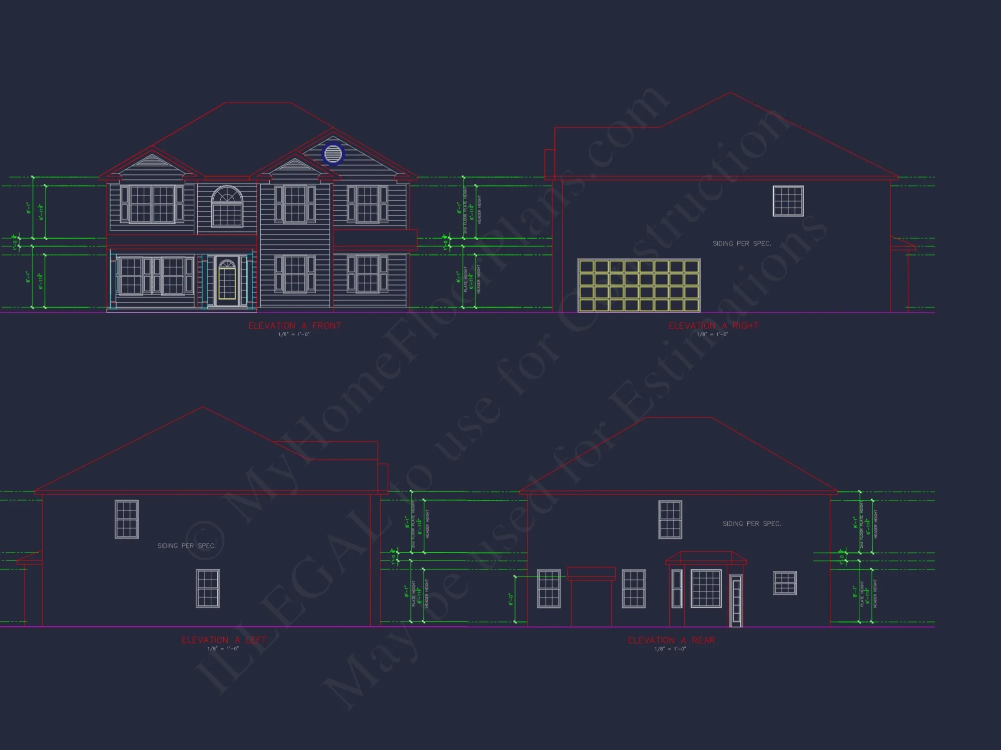 Traditional house Plan with CAD Blueprints and Detailed Designs