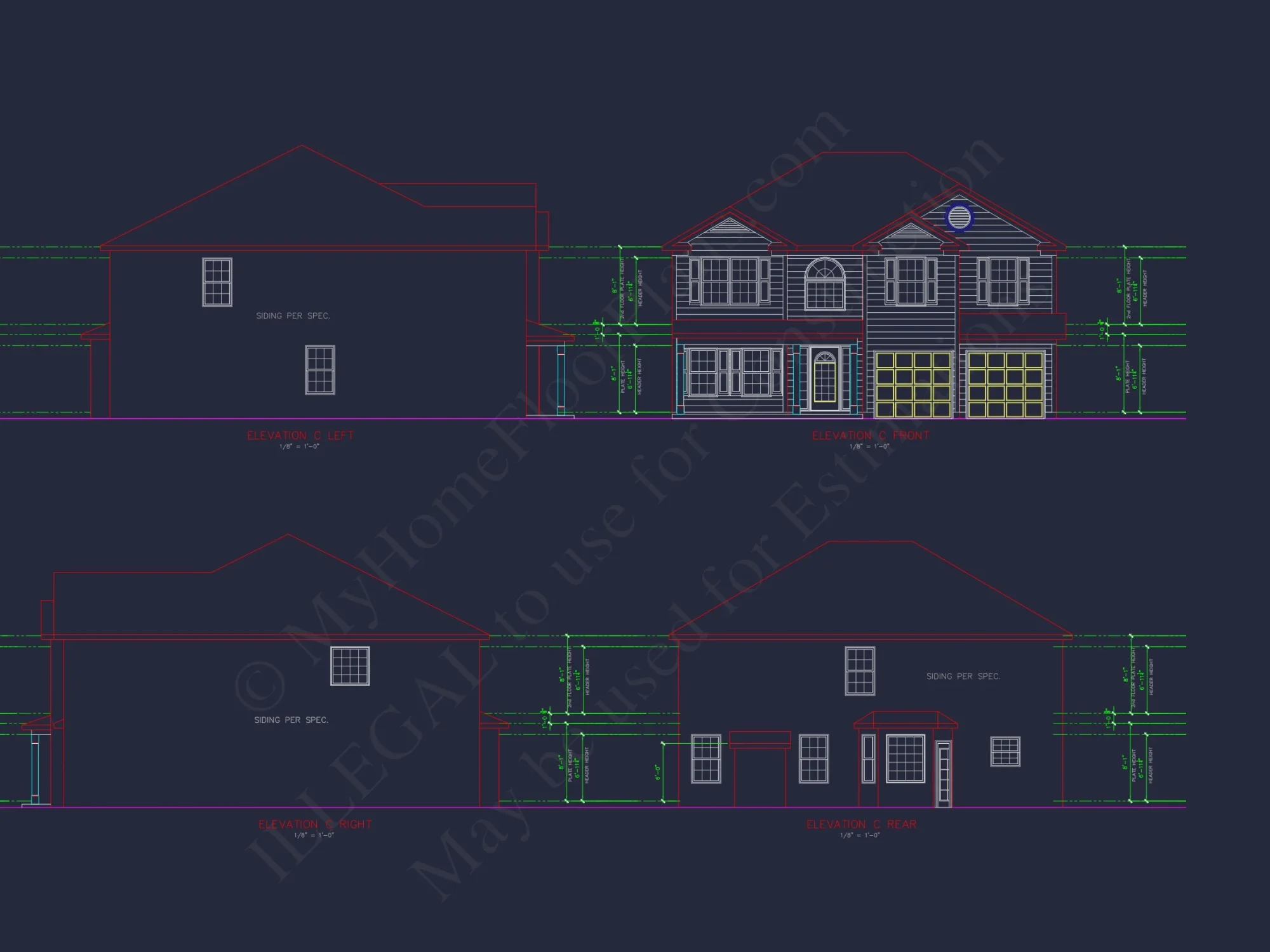 Traditional house Plan with CAD Blueprints and Detailed Designs