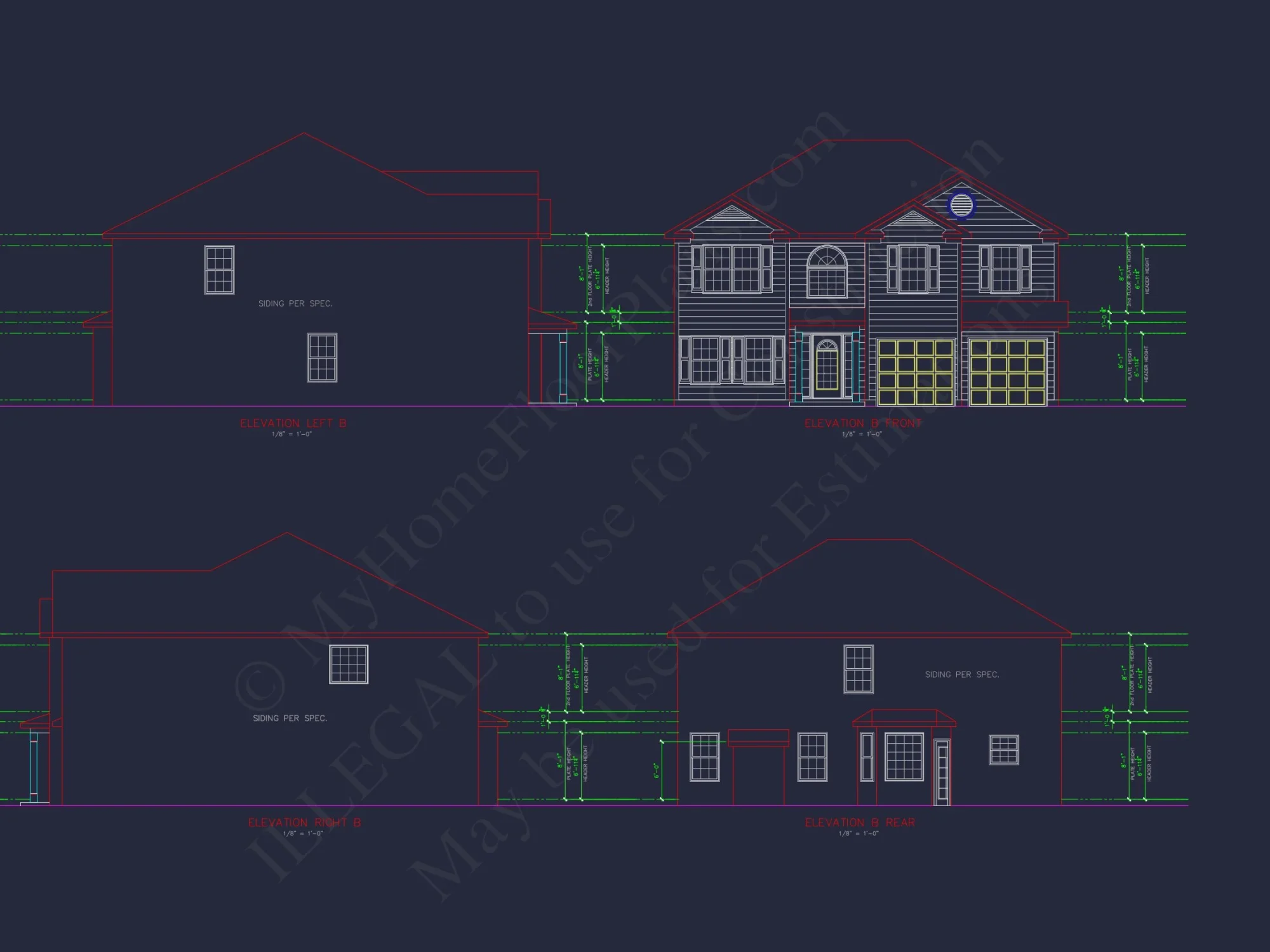Traditional house Plan with CAD Blueprints and Detailed Designs