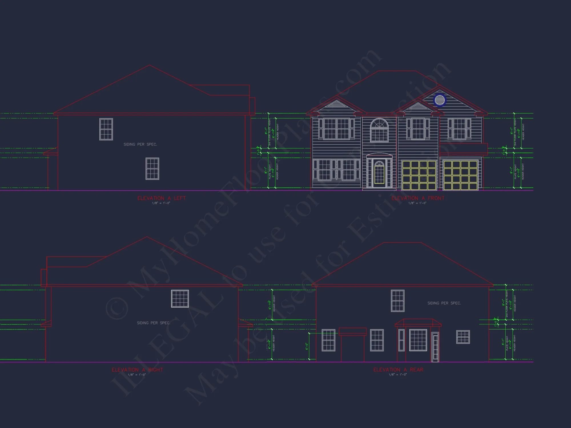 Traditional house Plan with CAD Blueprints and Detailed Designs