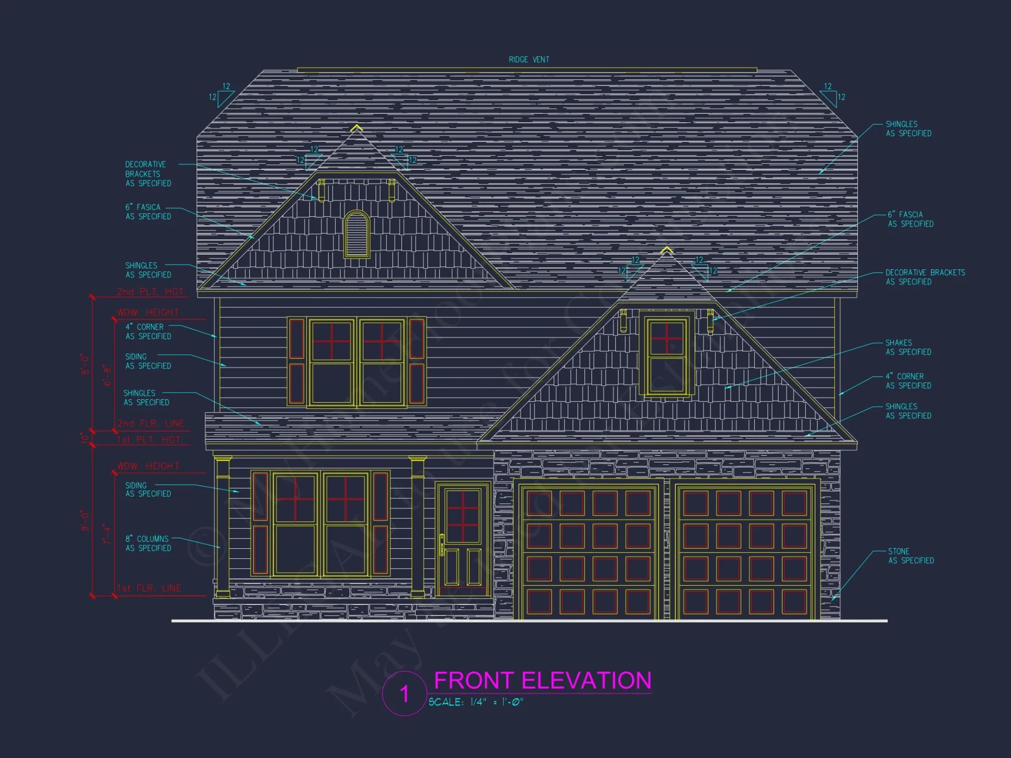 Craftsman house Plan with Spacious Layout and Architectural Designs