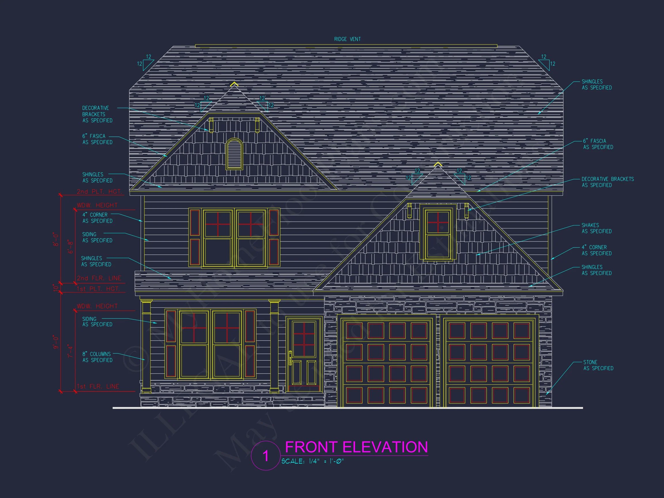 12-2568 HOUSE PLAN - Craftsman House Plan with Spacious Layout and Architectural Designs 2 Craftsman house Plan with Spacious Layout and Architectural Designs