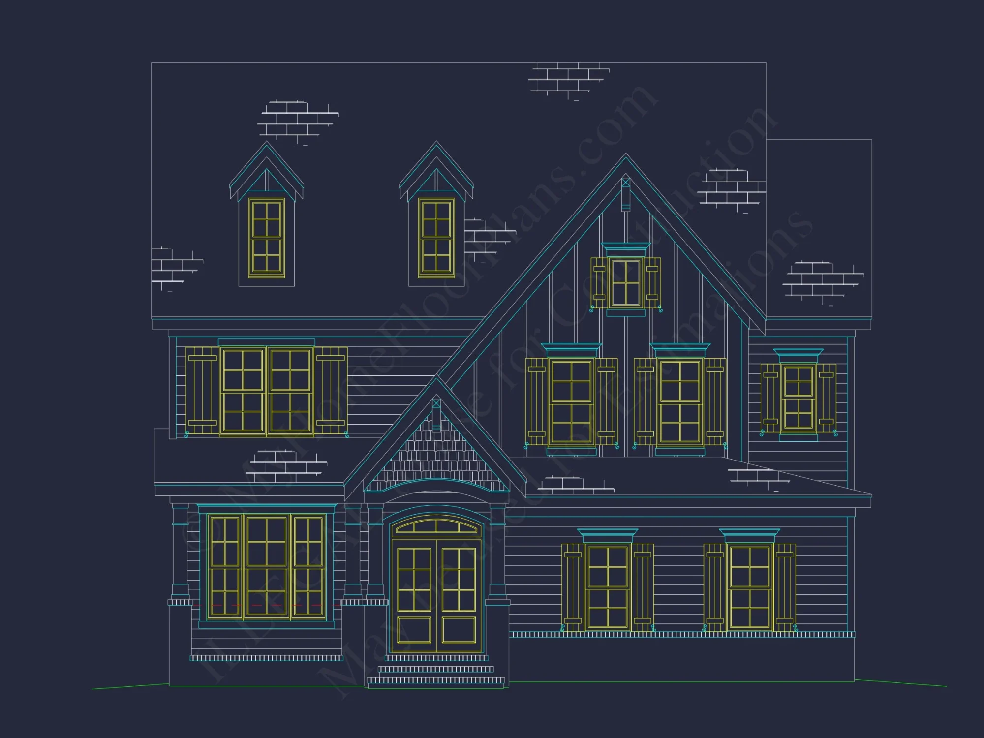 Customizable house Blueprint with Stunning Designs and Features