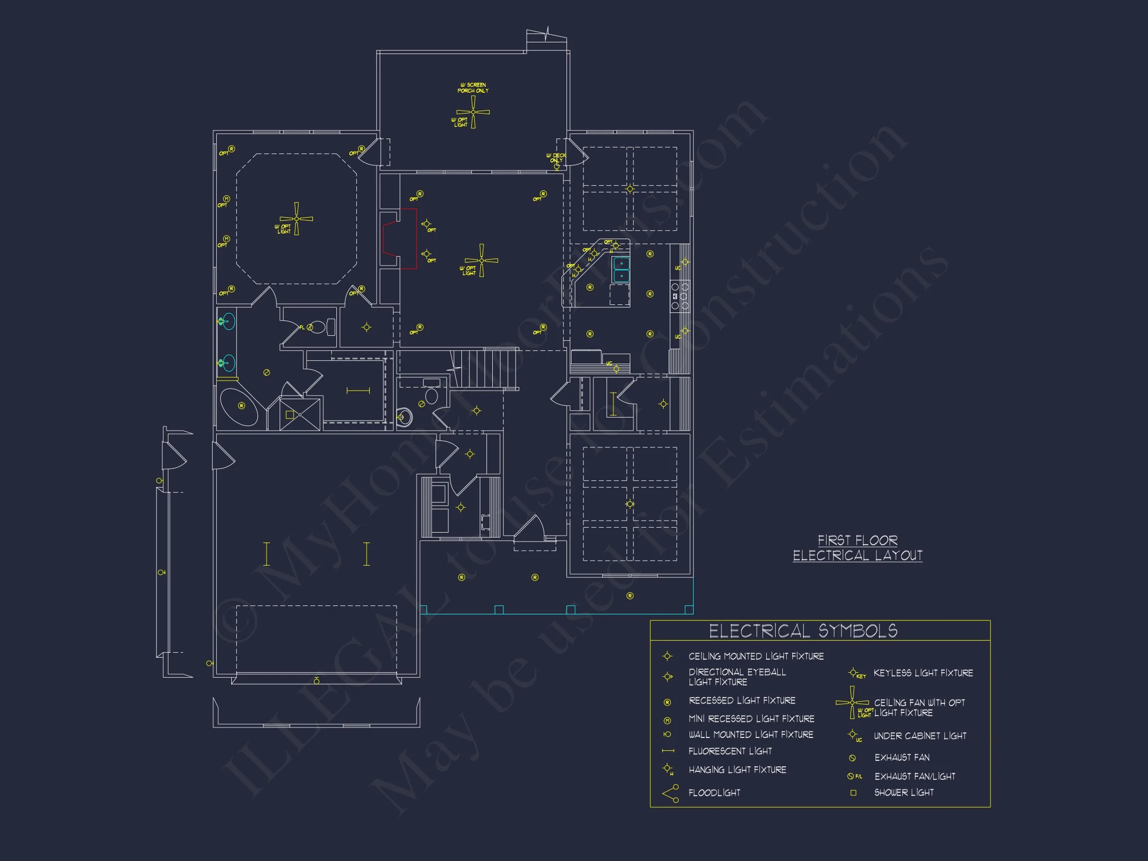 Modern Suburban house Plan with Spacious Floor Designs