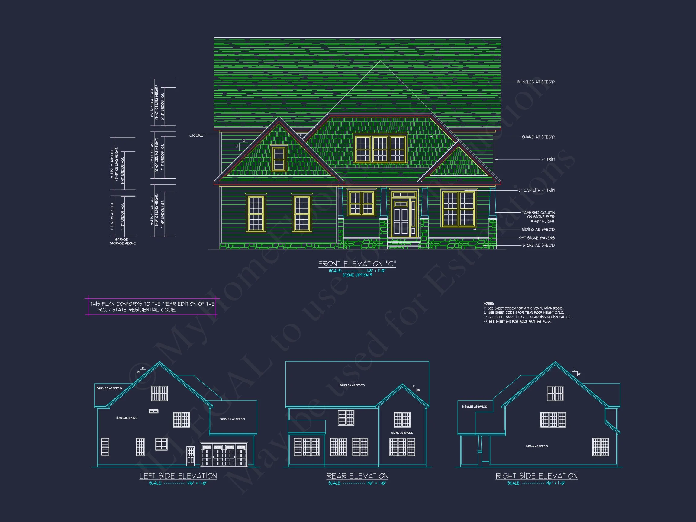 Modern Suburban house Plan with Spacious Floor Designs
