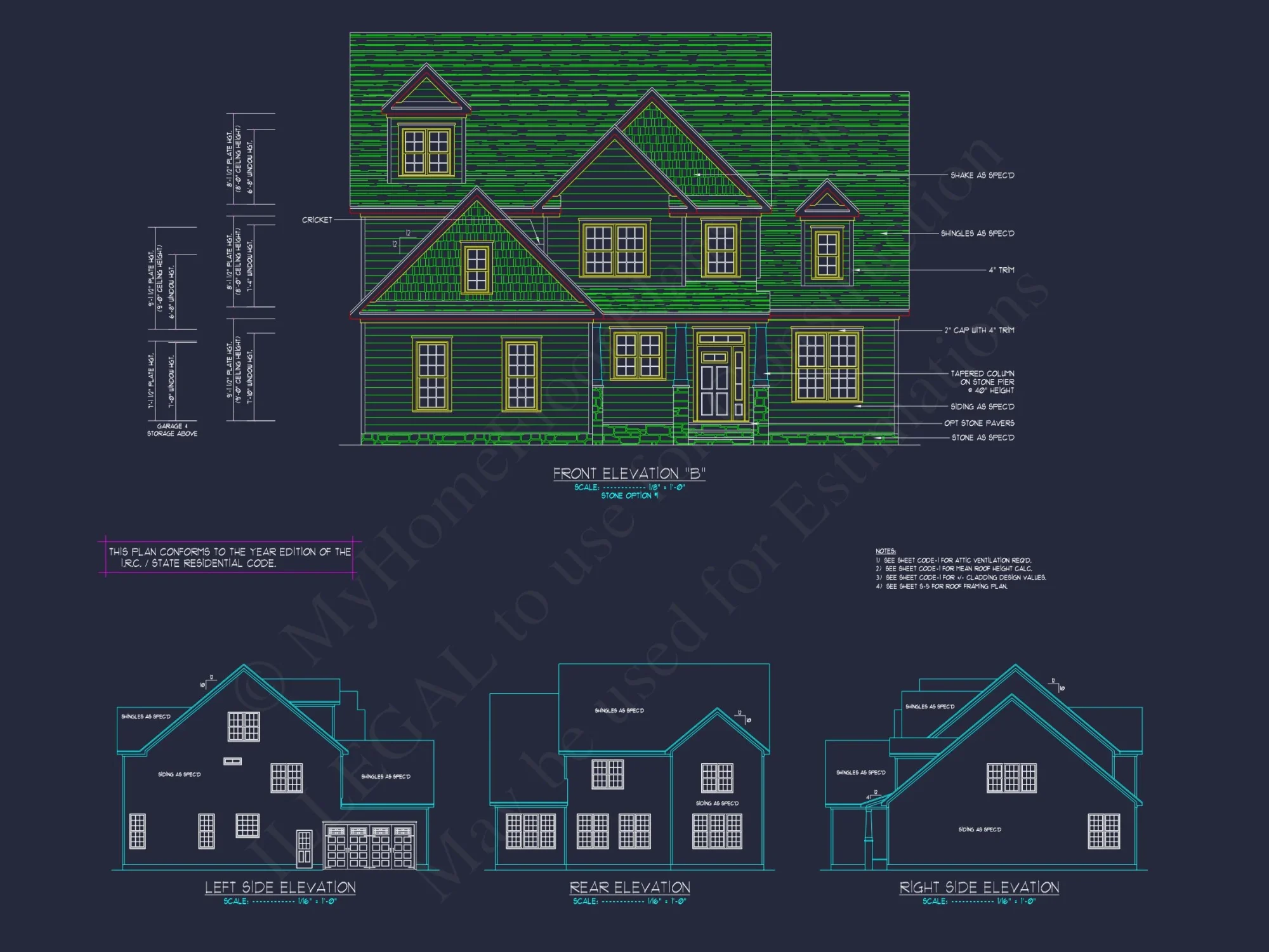 Modern Suburban house Plan with Spacious Floor Designs