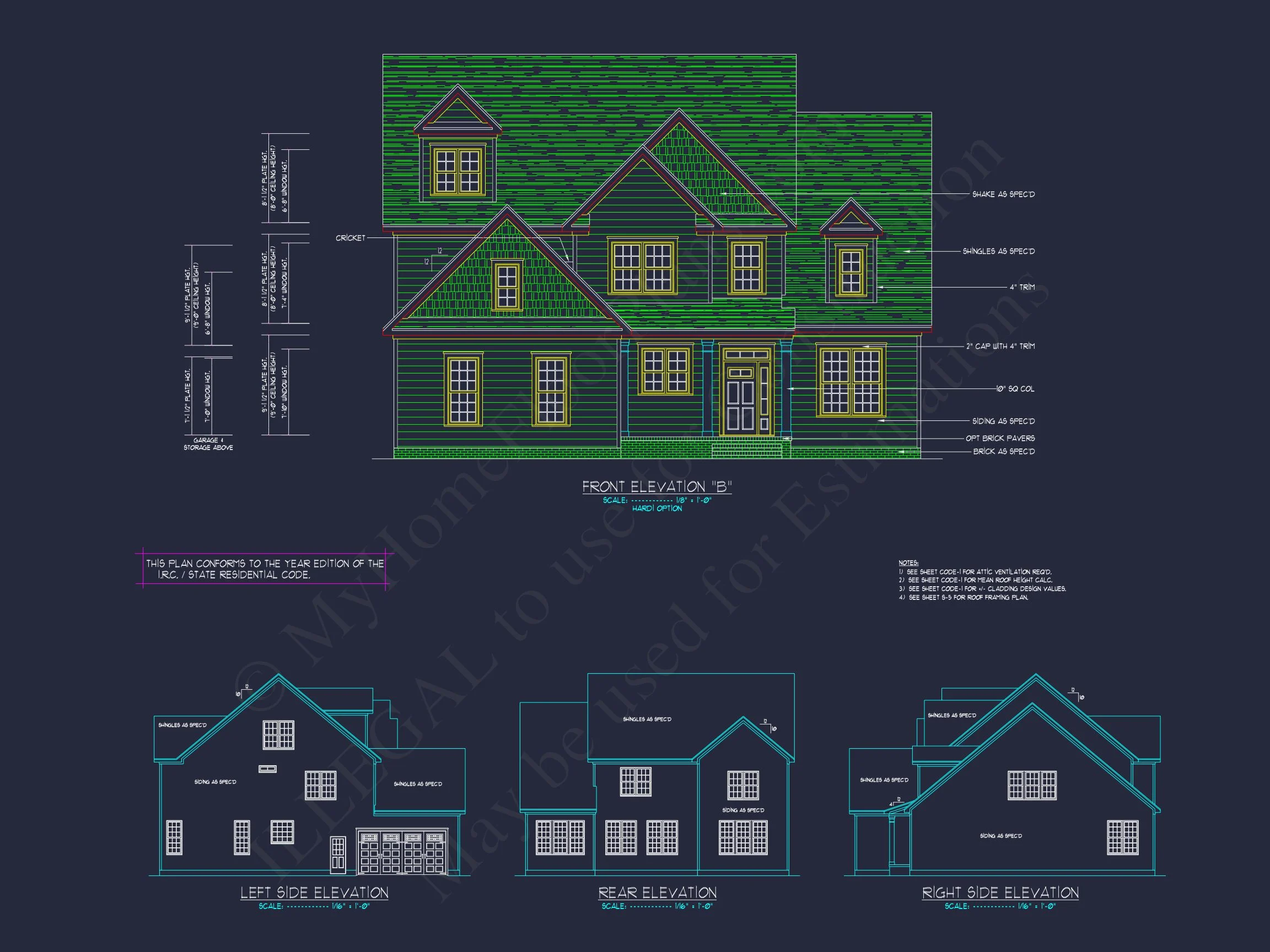 Modern Suburban house Plan with Spacious Floor Designs
