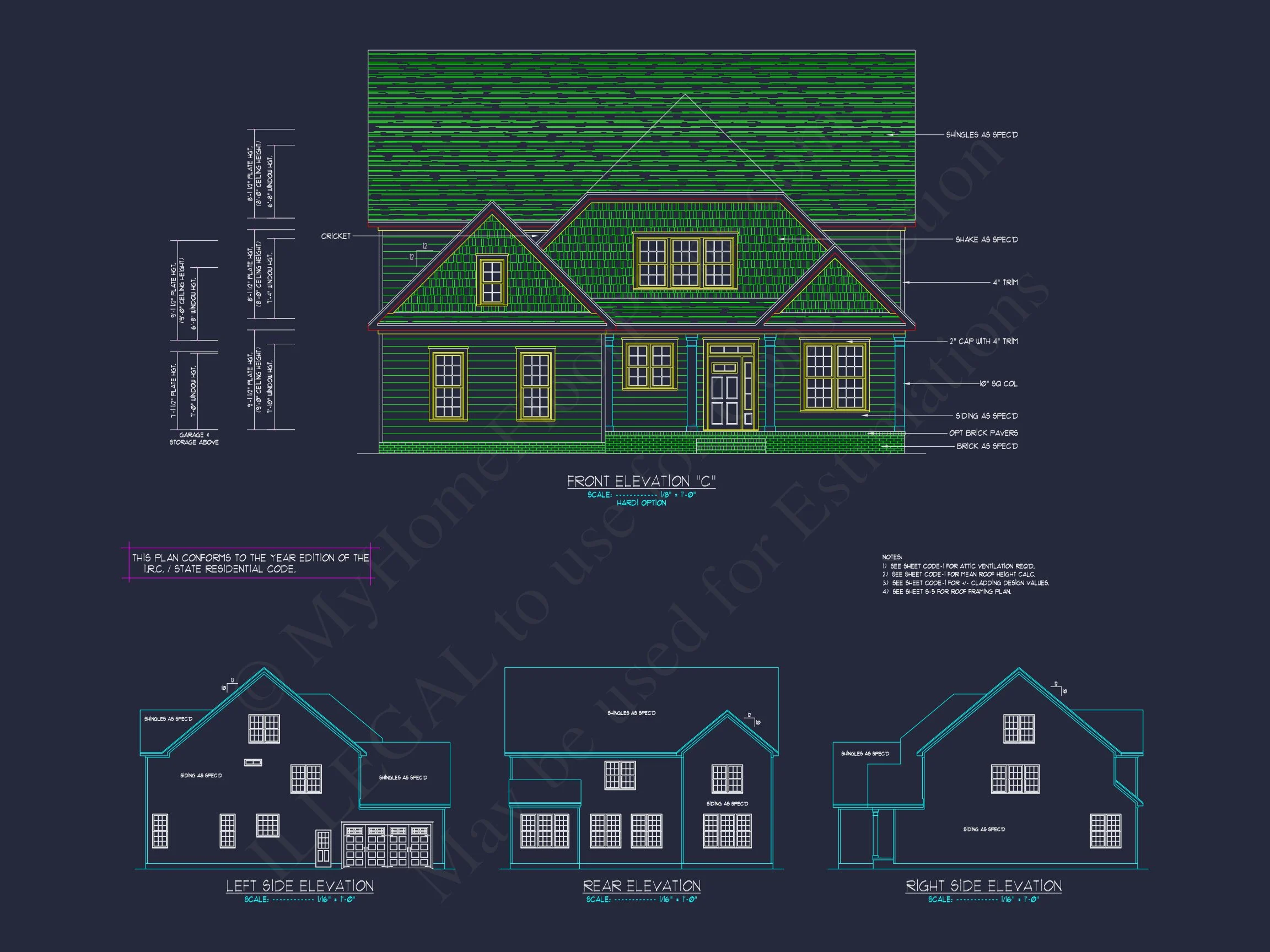 Modern Suburban house Plan with Spacious Floor Designs