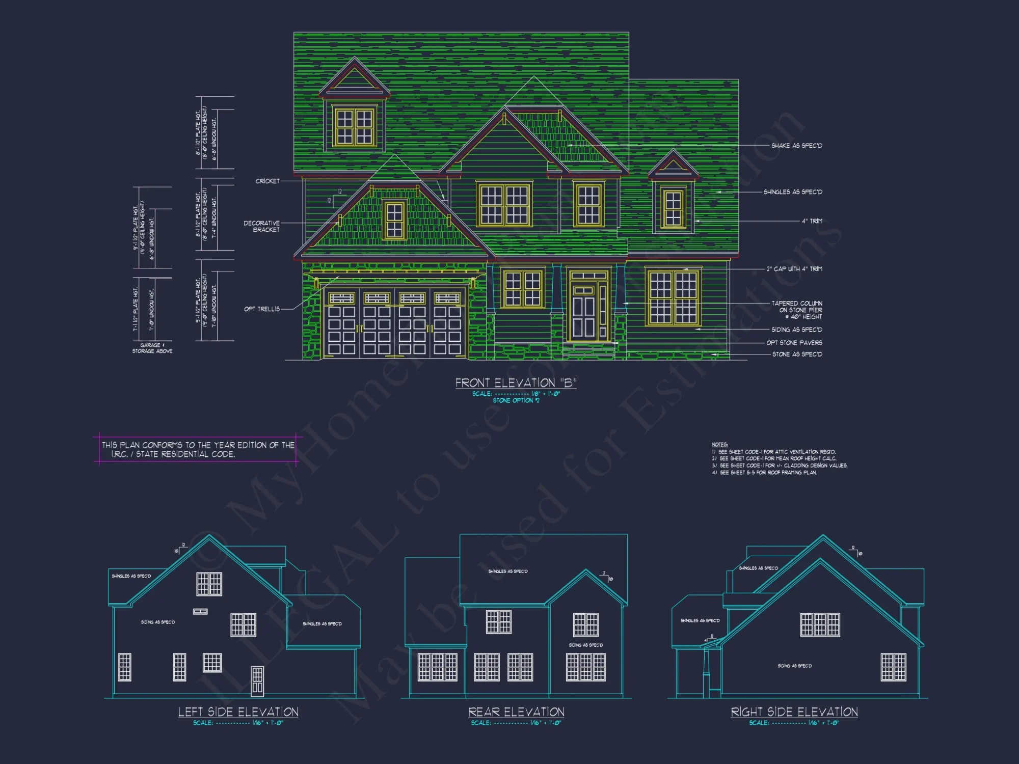 Modern Suburban house Plan with Spacious Floor Designs