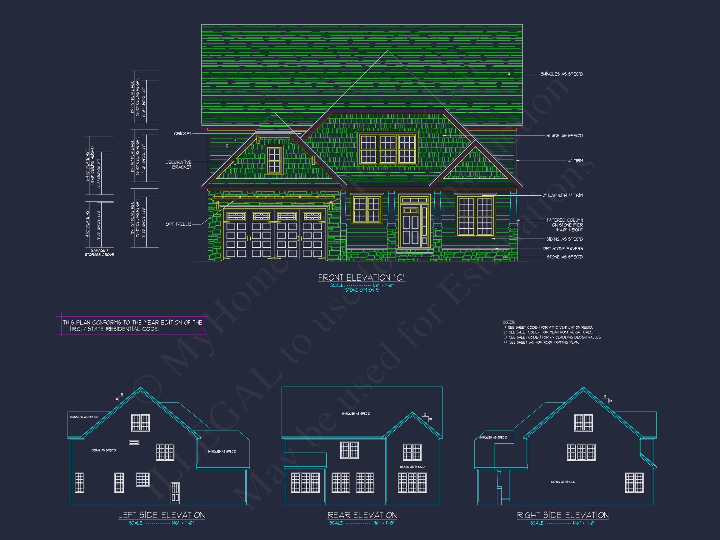 Modern Suburban house Plan with Spacious Floor Designs