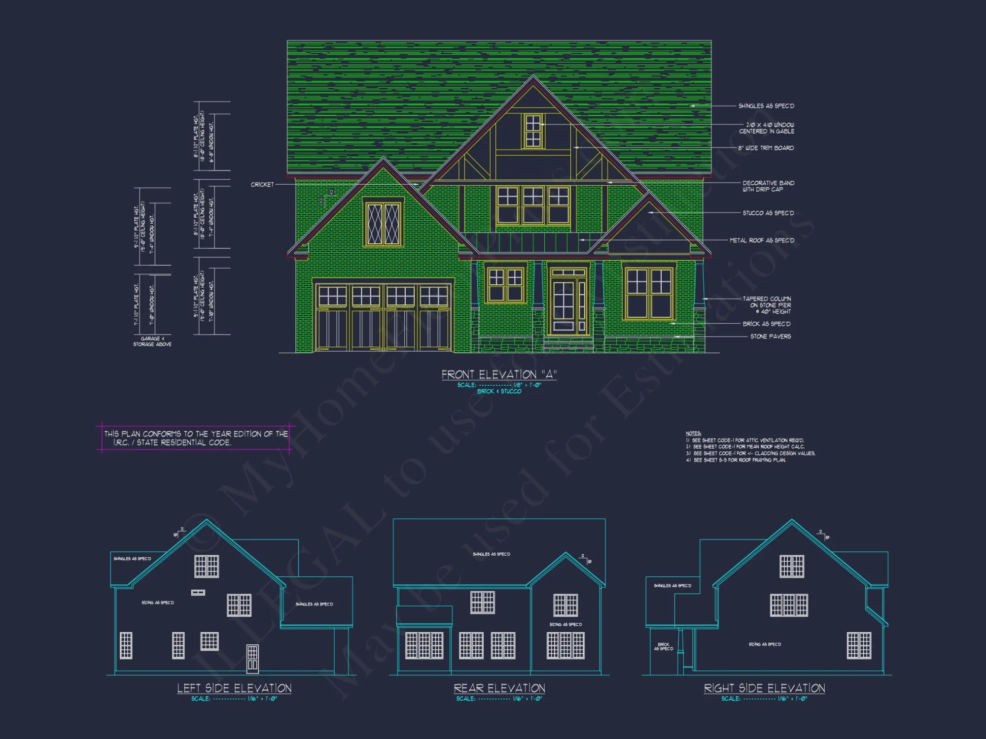 Modern Suburban house Plan with Spacious Floor Designs