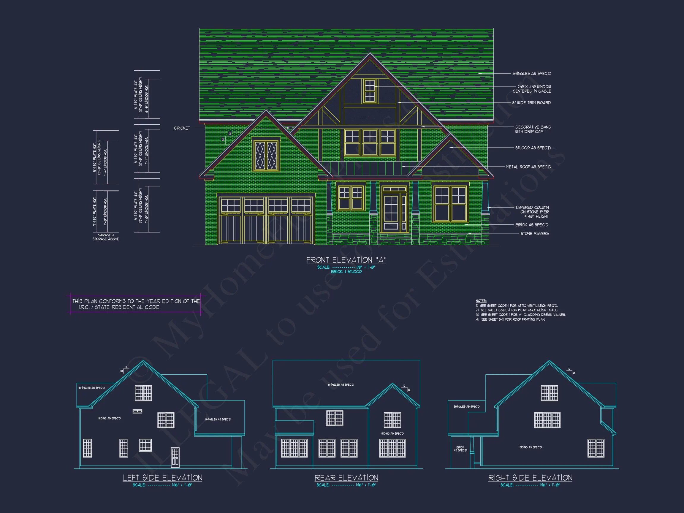 Modern Suburban house Plan with Spacious Floor Designs