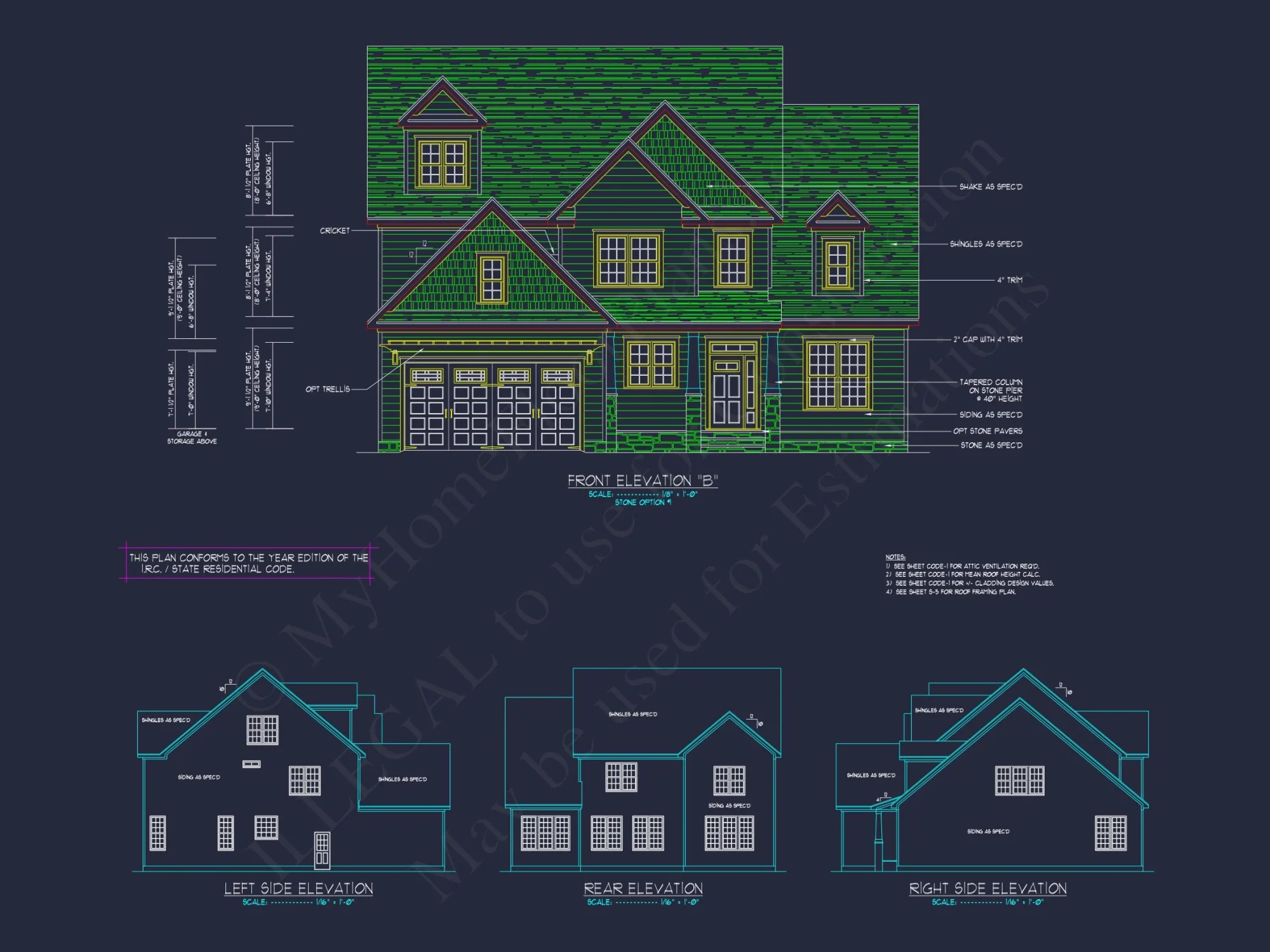 Modern Suburban house Plan with Spacious Floor Designs