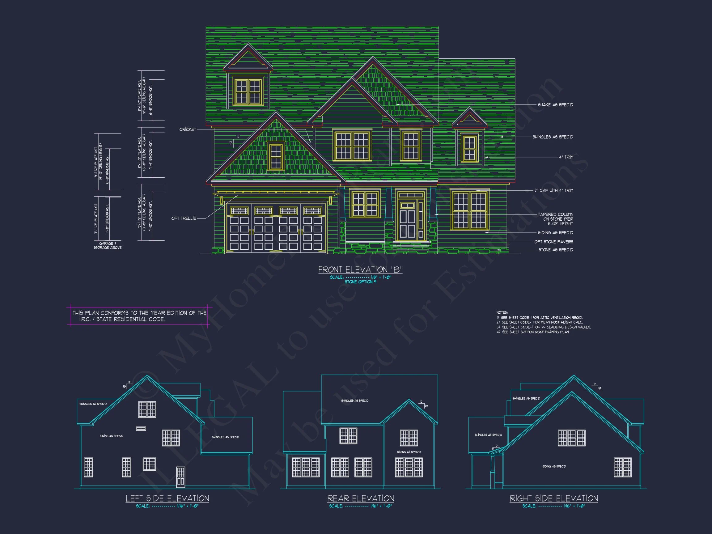 Modern Suburban house Plan with Spacious Floor Designs