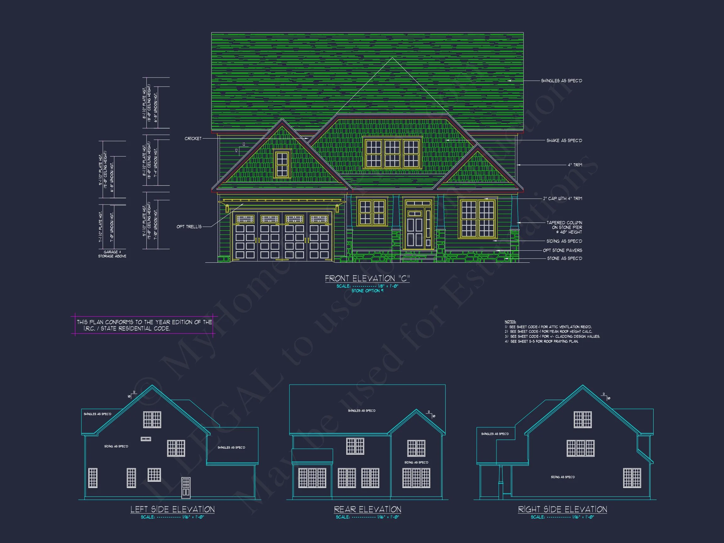 Modern Suburban house Plan with Spacious Floor Designs